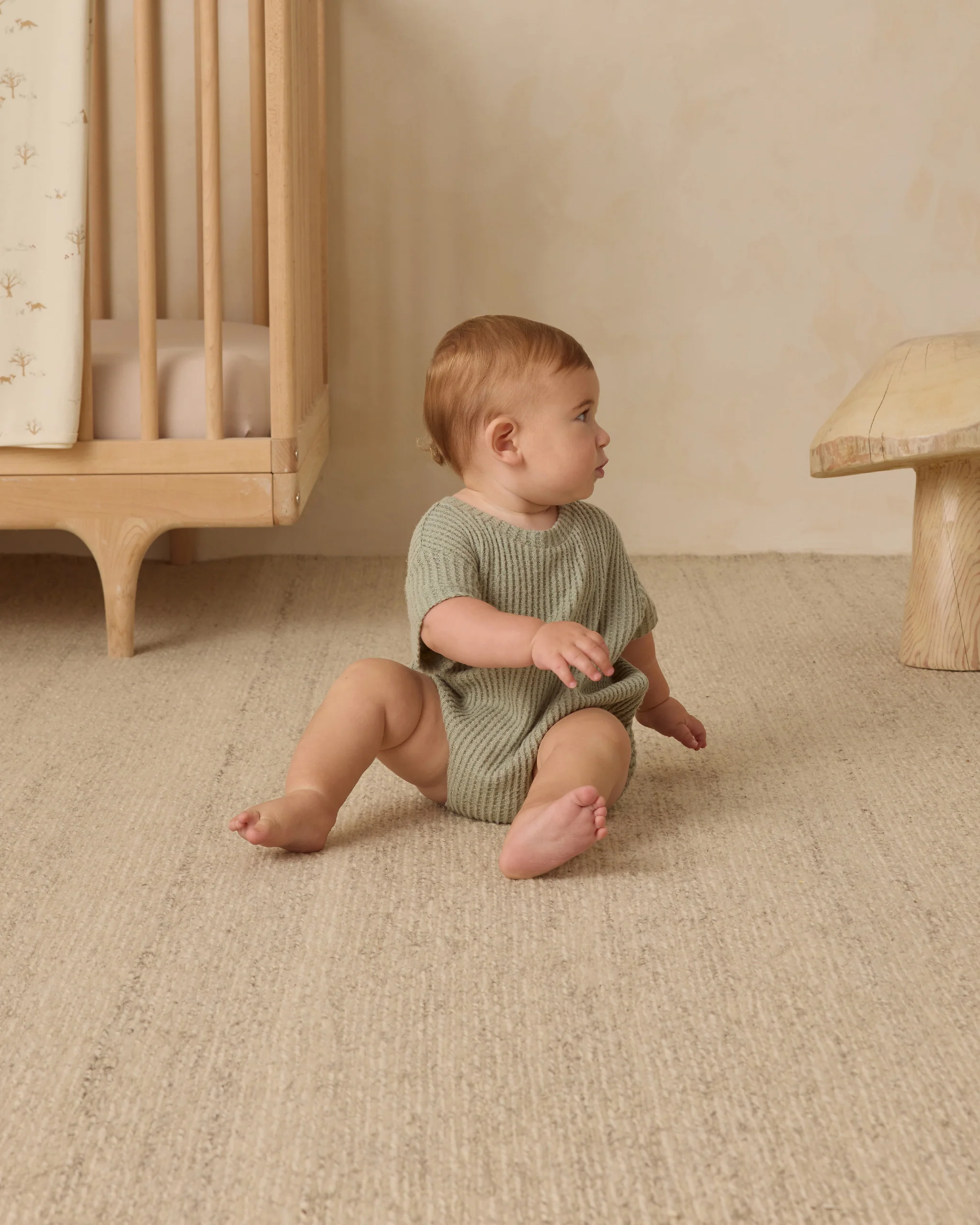 Relaxed Bubble Romper Fern - Image 5