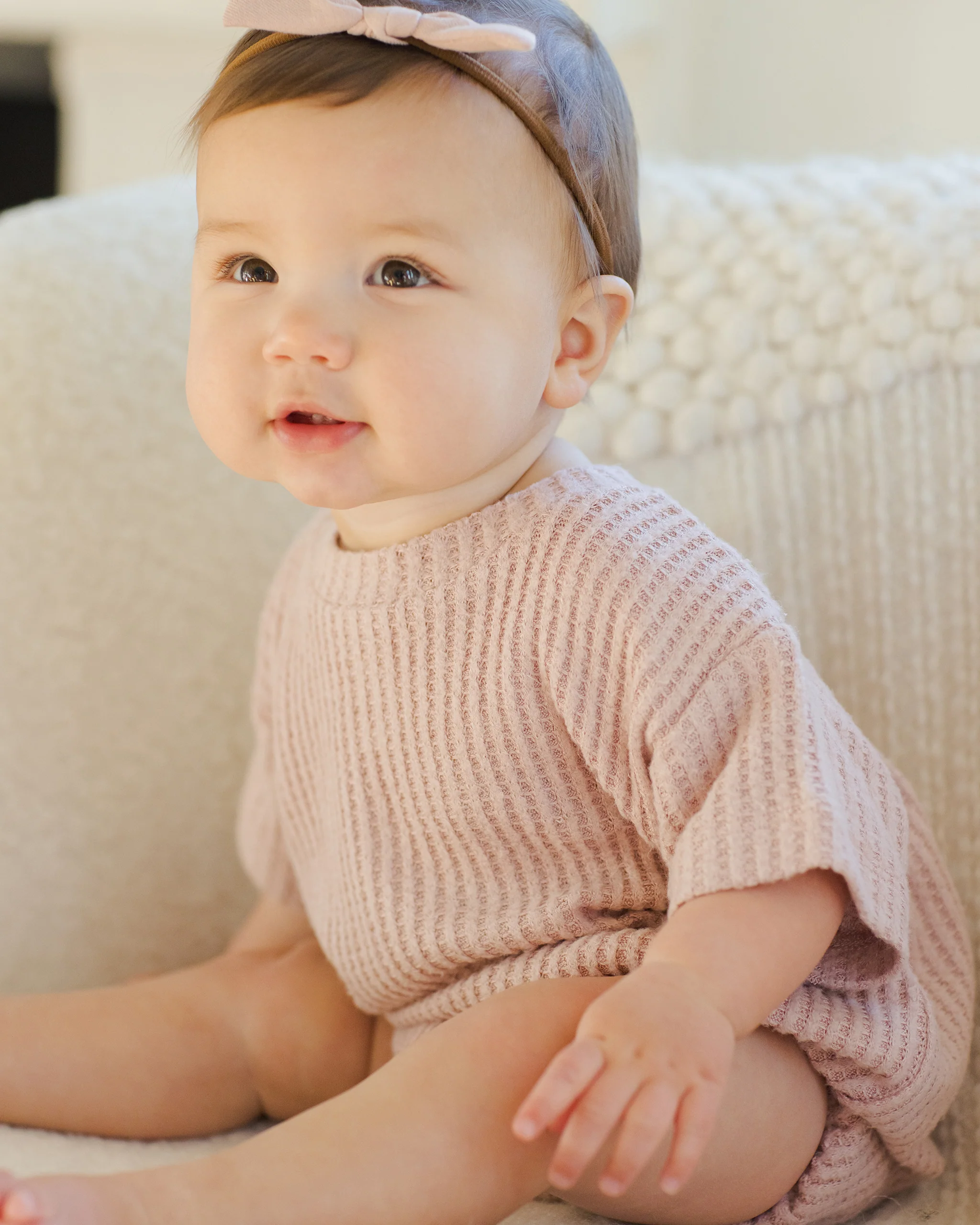 Relaxed Bubble Romper Rose - Image 3