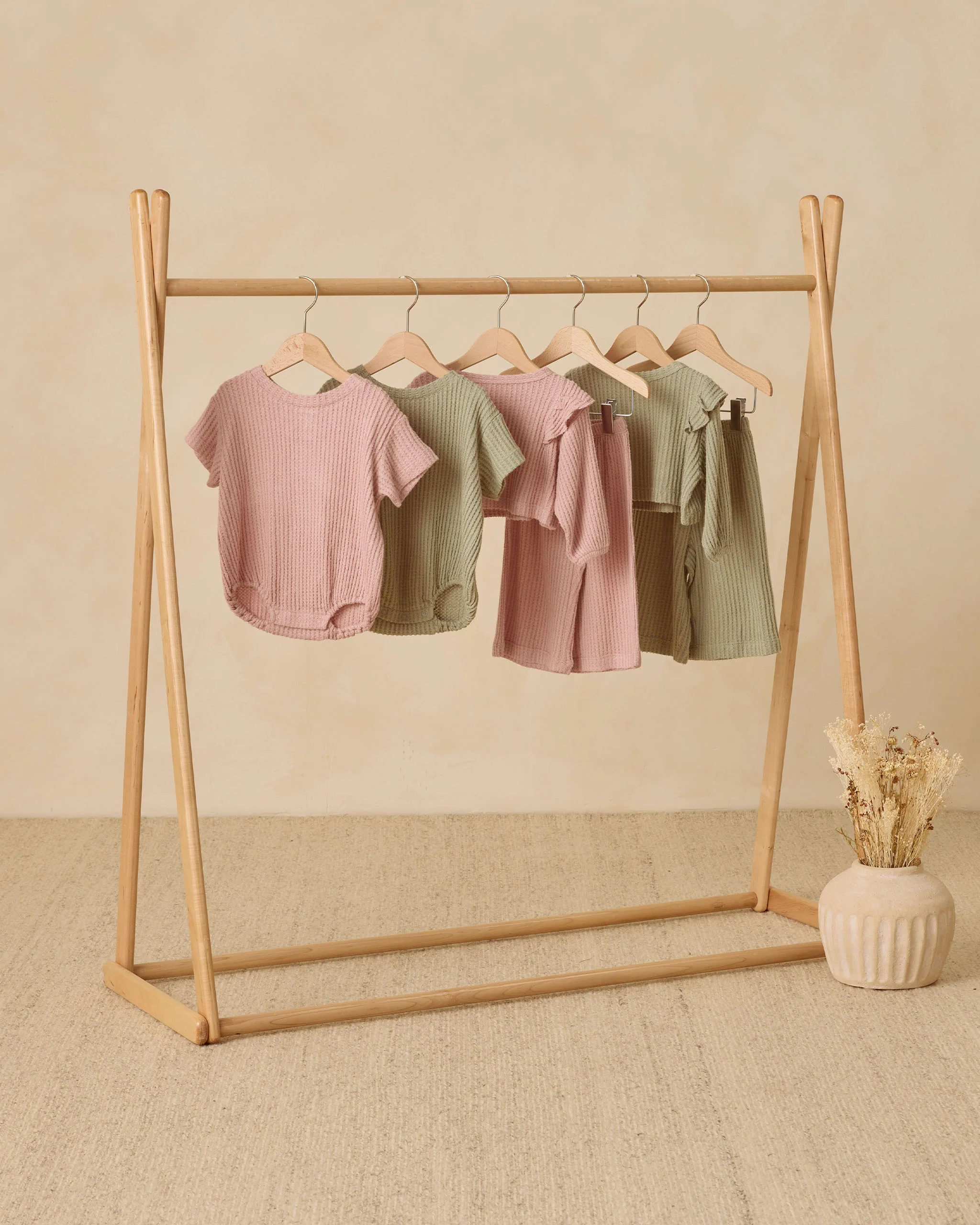 Relaxed Bubble Romper Rose - Image 4