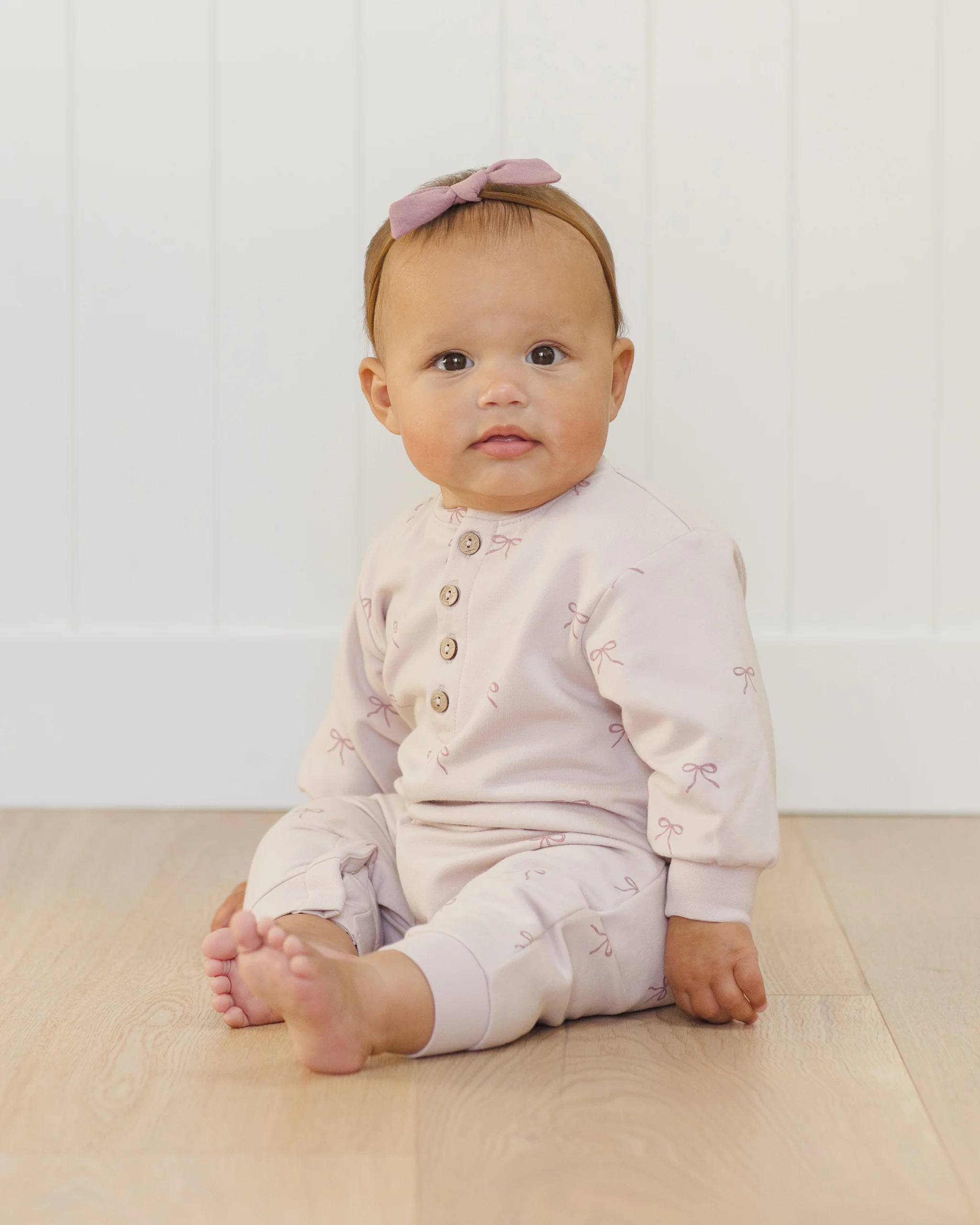 Relaxed Fleece Jumpsuit Bows - Image 2