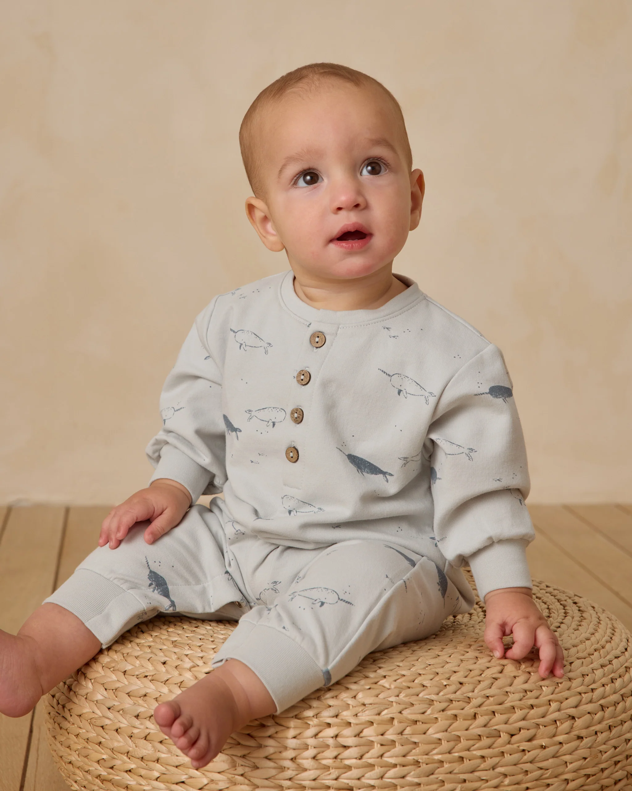Relaxed Fleece Jumpsuit Narwhals - Image 3