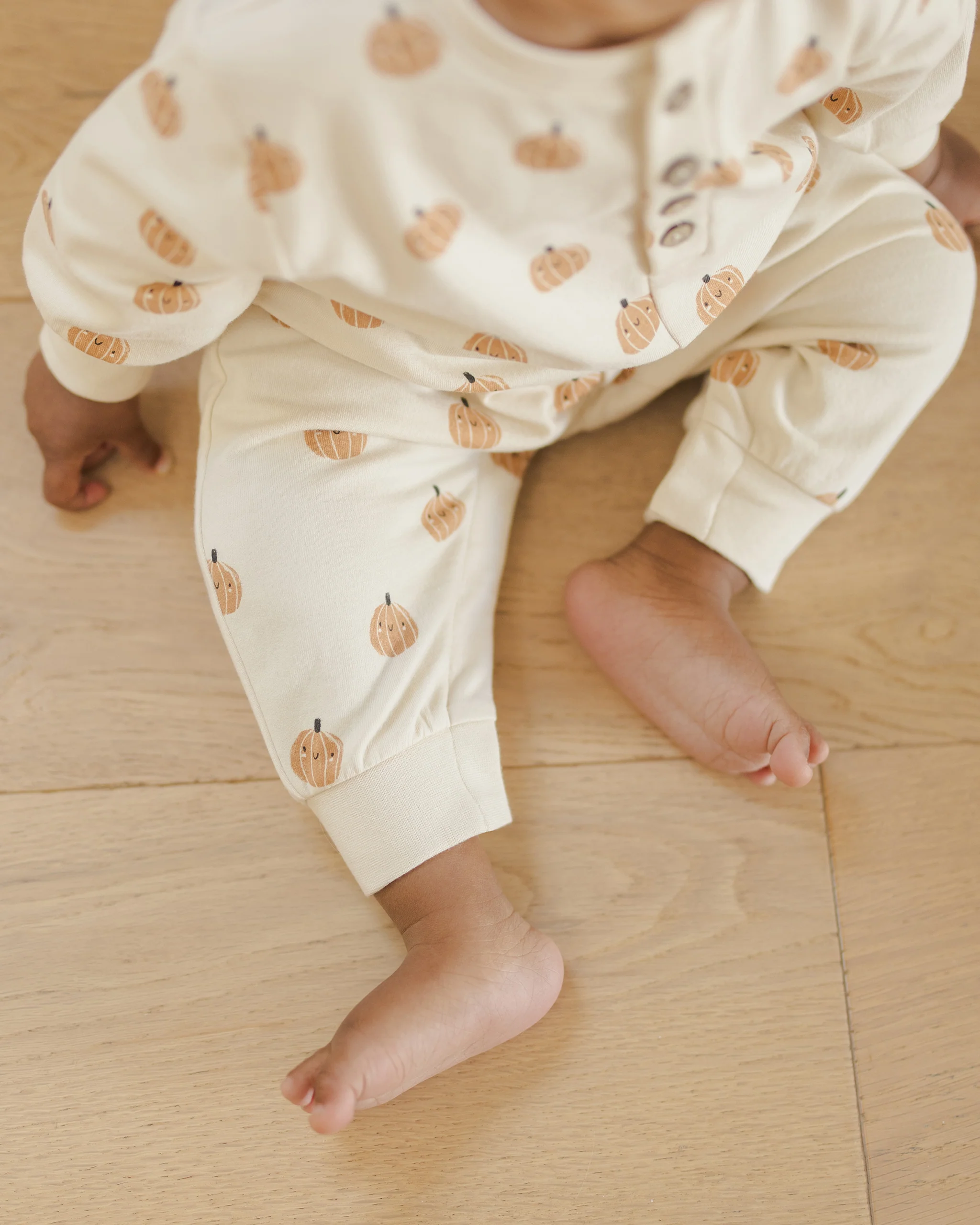 Relaxed Fleece Jumpsuit Smiley Pumpkins - Image 3