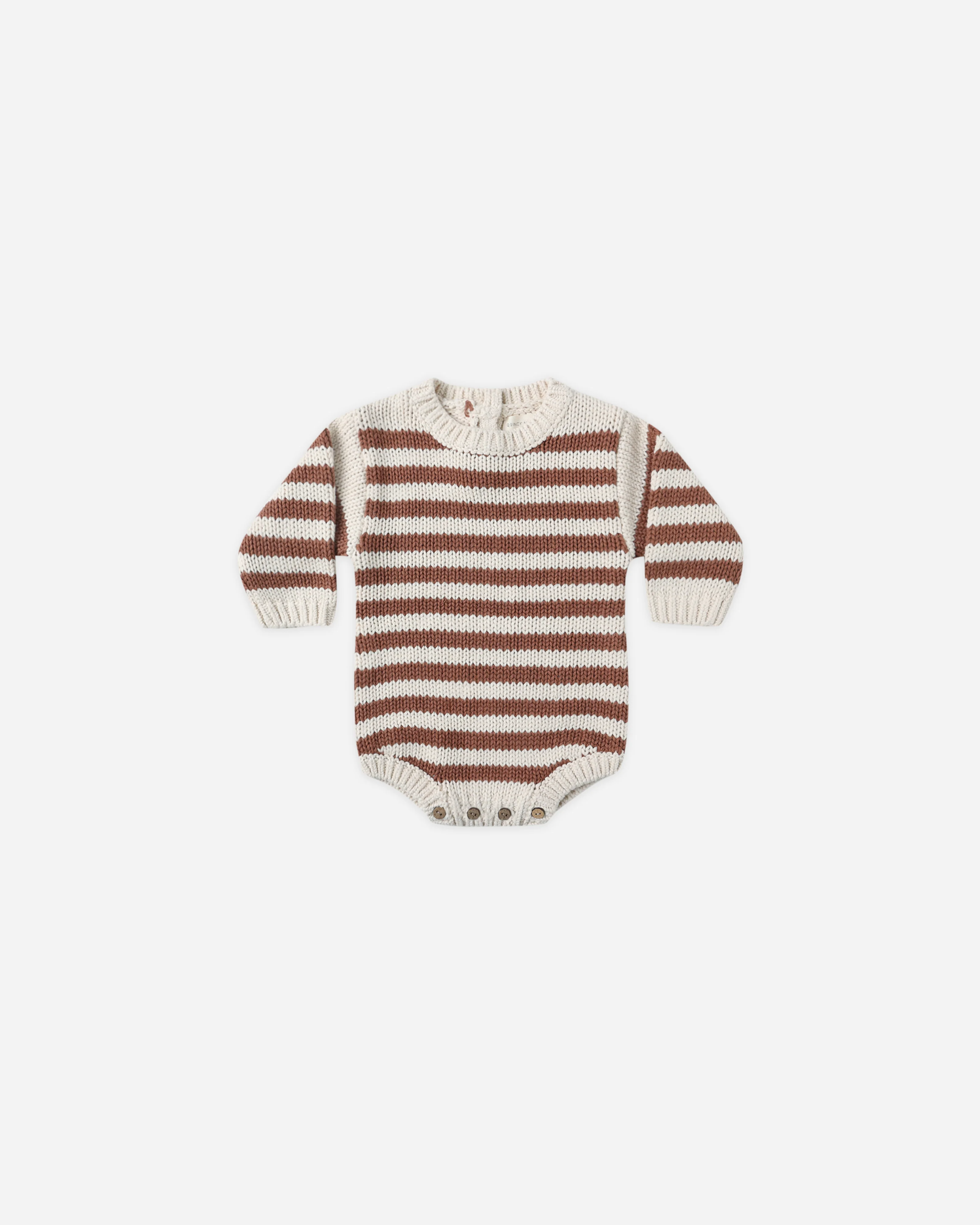 Rex Romper Cedar Stripe