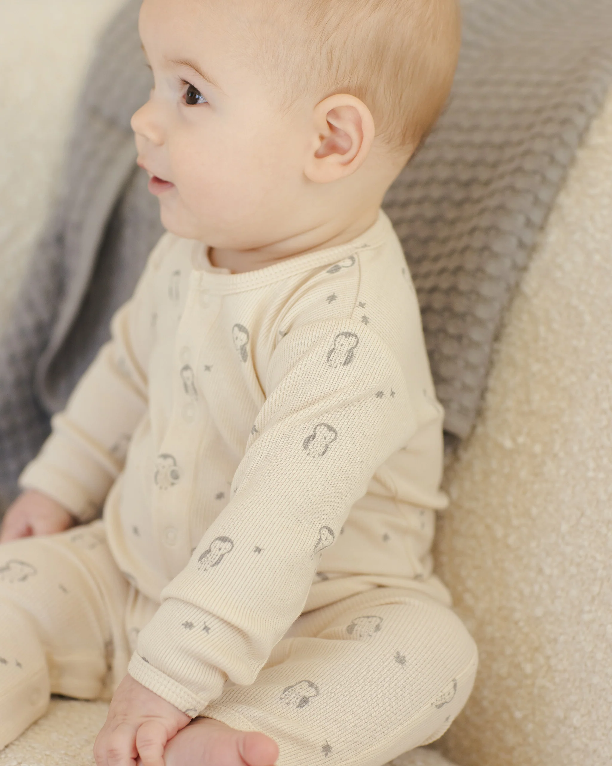 Ribbed Baby Jumpsuit Owls - Image 4