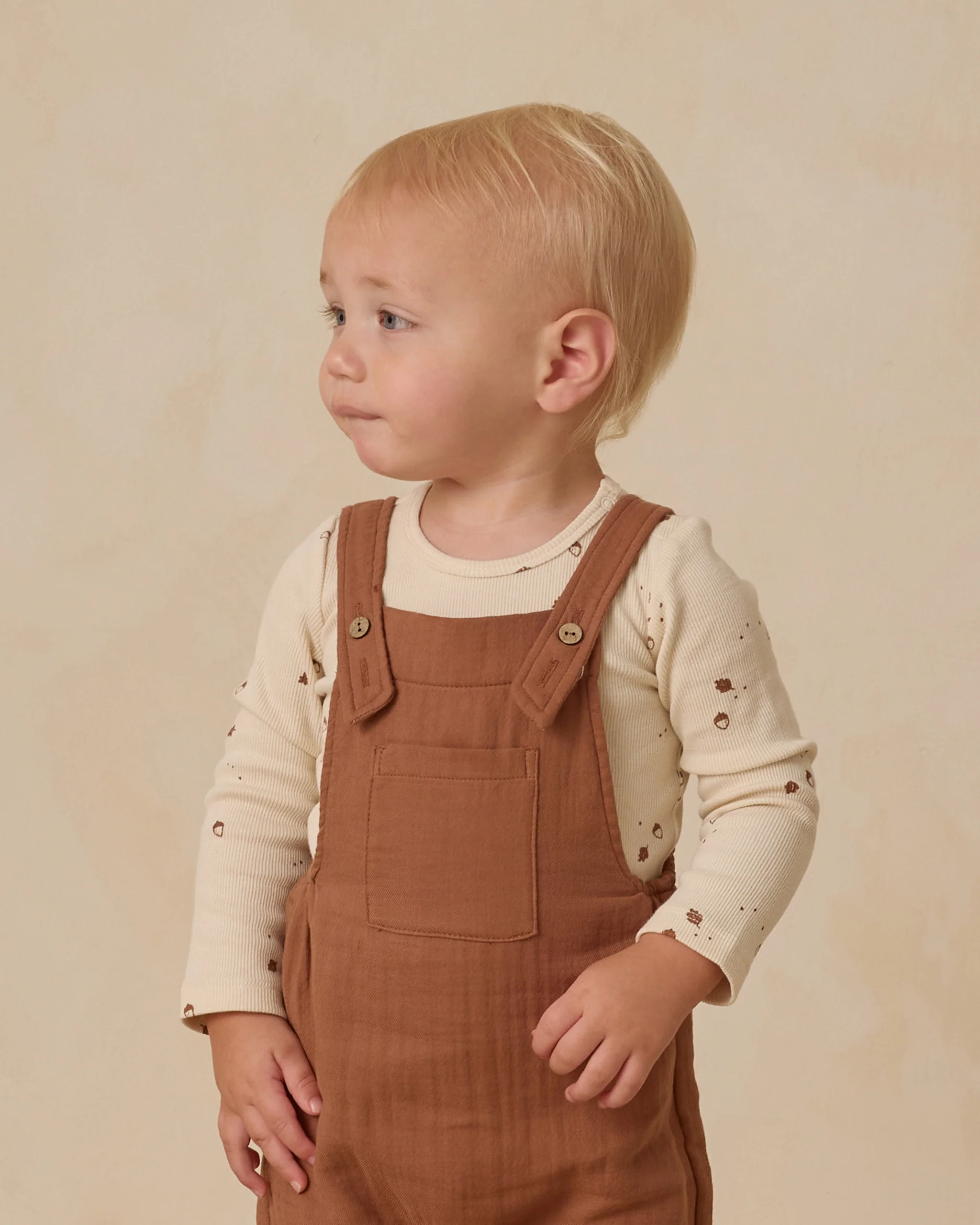 Ribbed Bodysuit, 2 Pack Cedar Micro Stripe, Acorns - Image 4