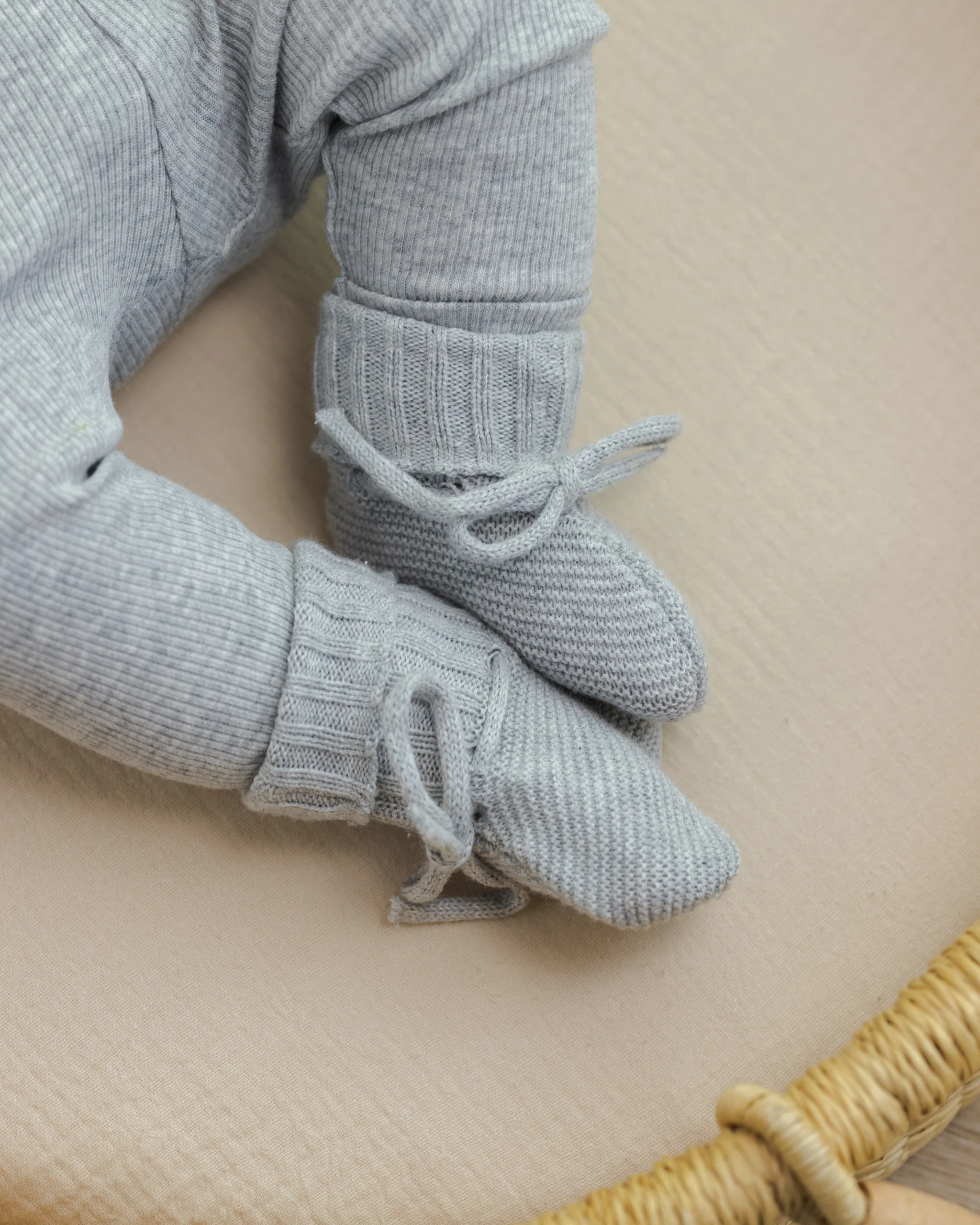Ribbed Legging Dusty Blue - Image 3