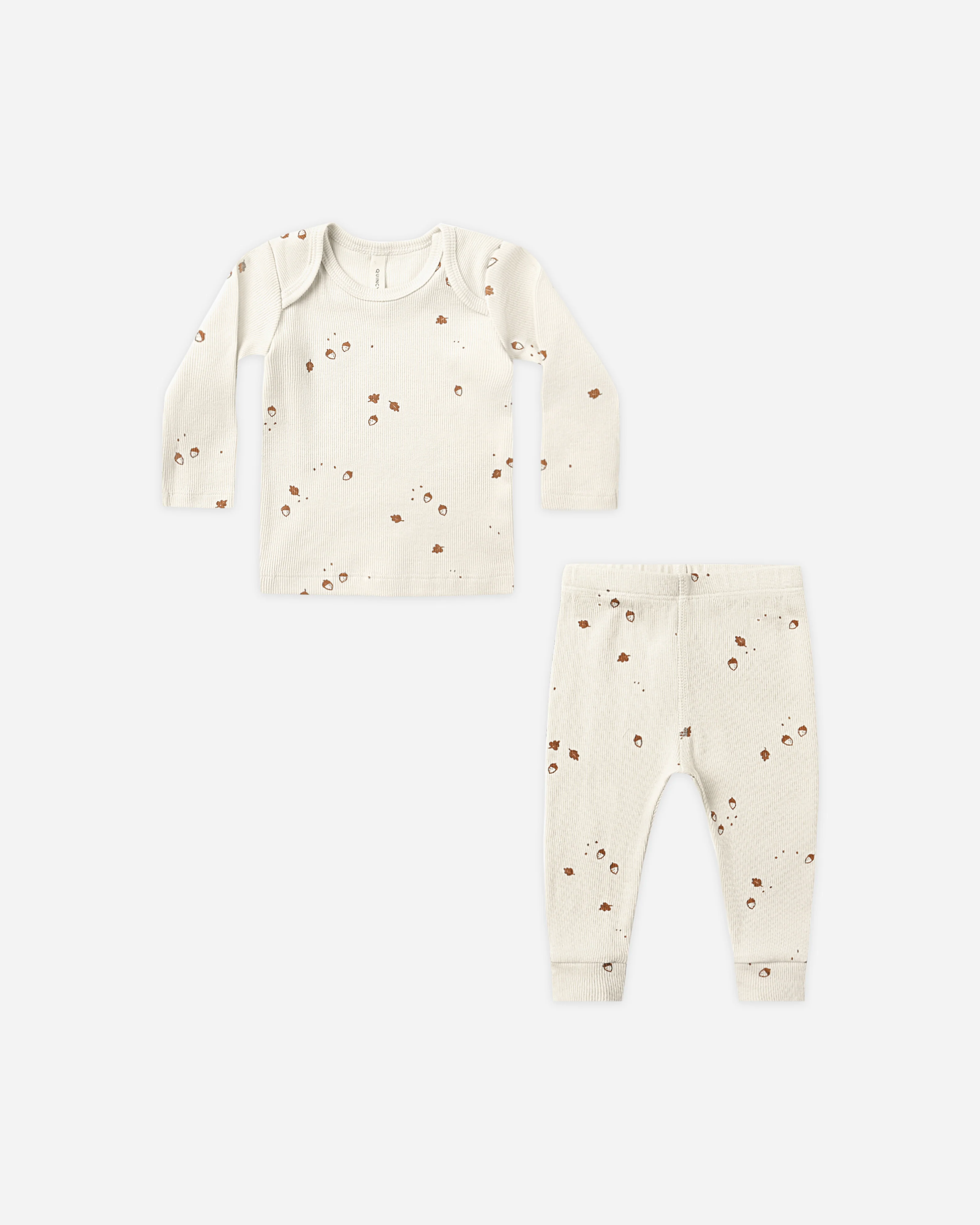 Ribbed Tee + Legging Set Acorns