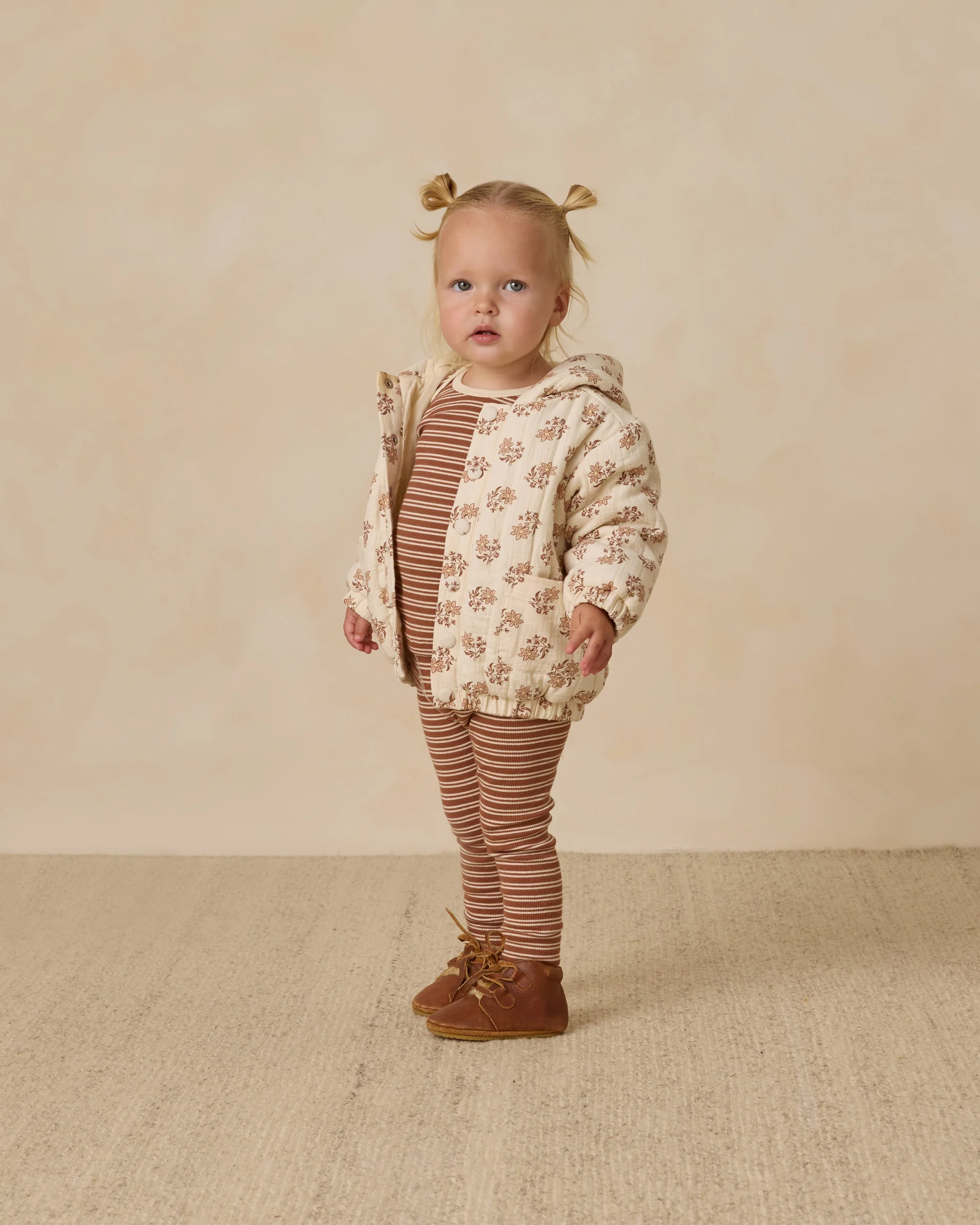 Ribbed Tee + Legging Set Cedar Micro Stripe - Image 5
