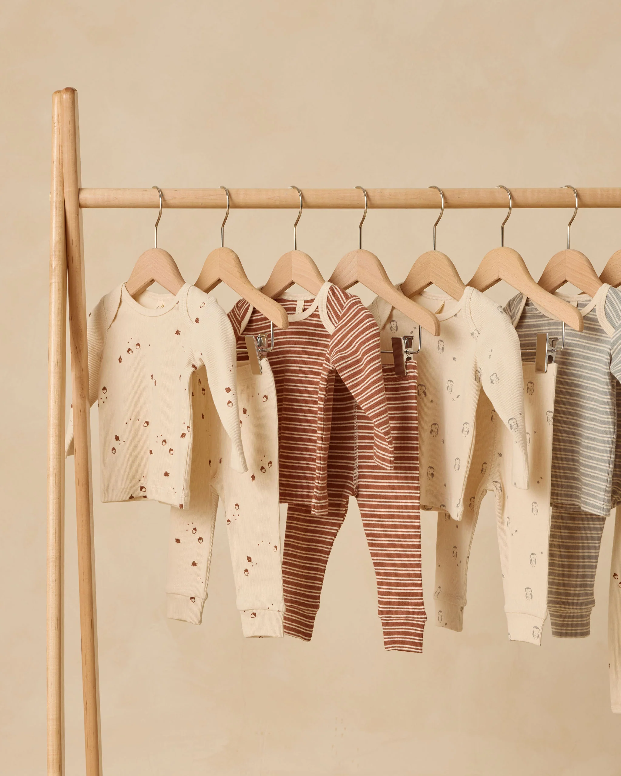 Ribbed Tee + Legging Set Cedar Micro Stripe - Image 6