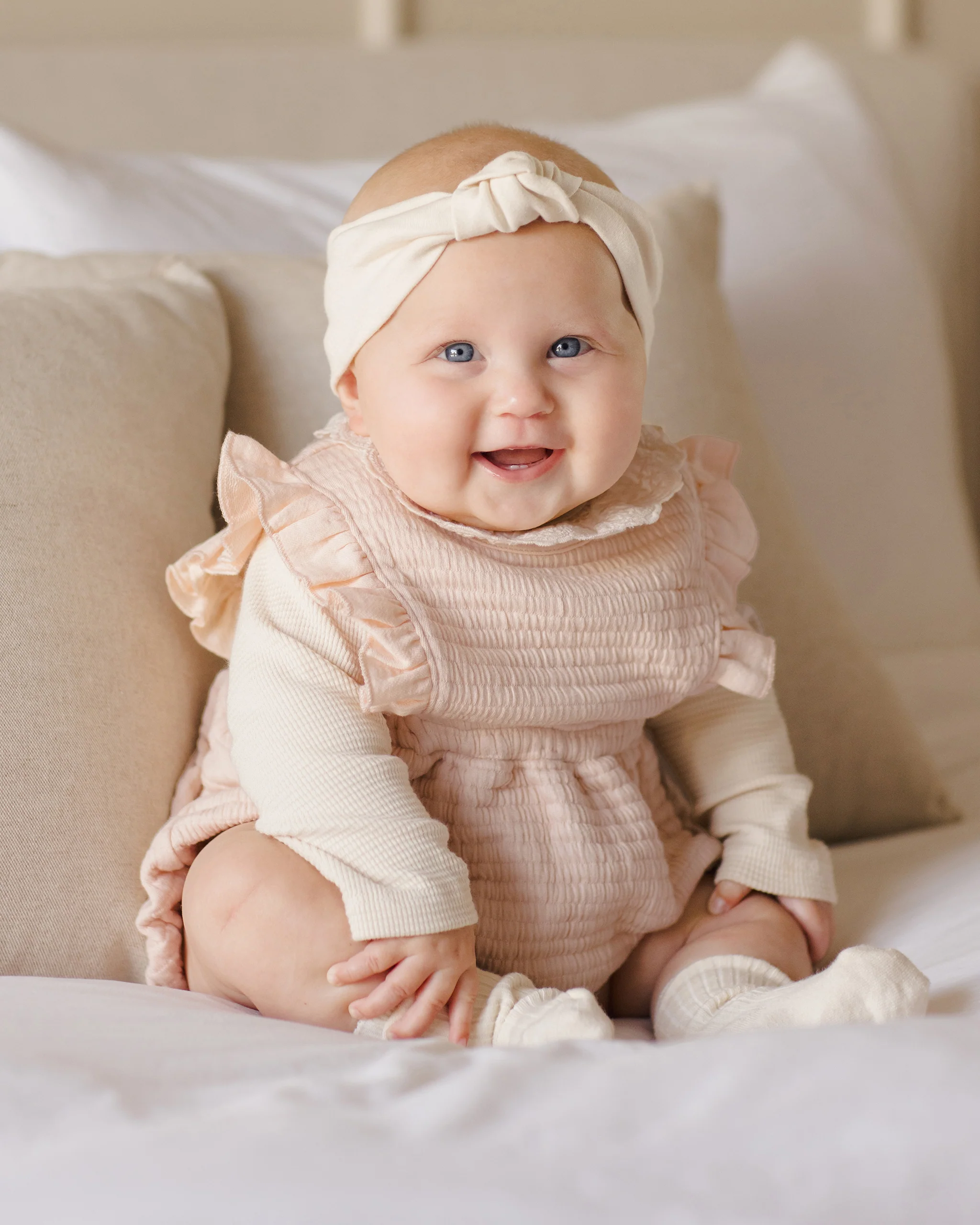 Ruffle Bubble Romper Antique - Image 3