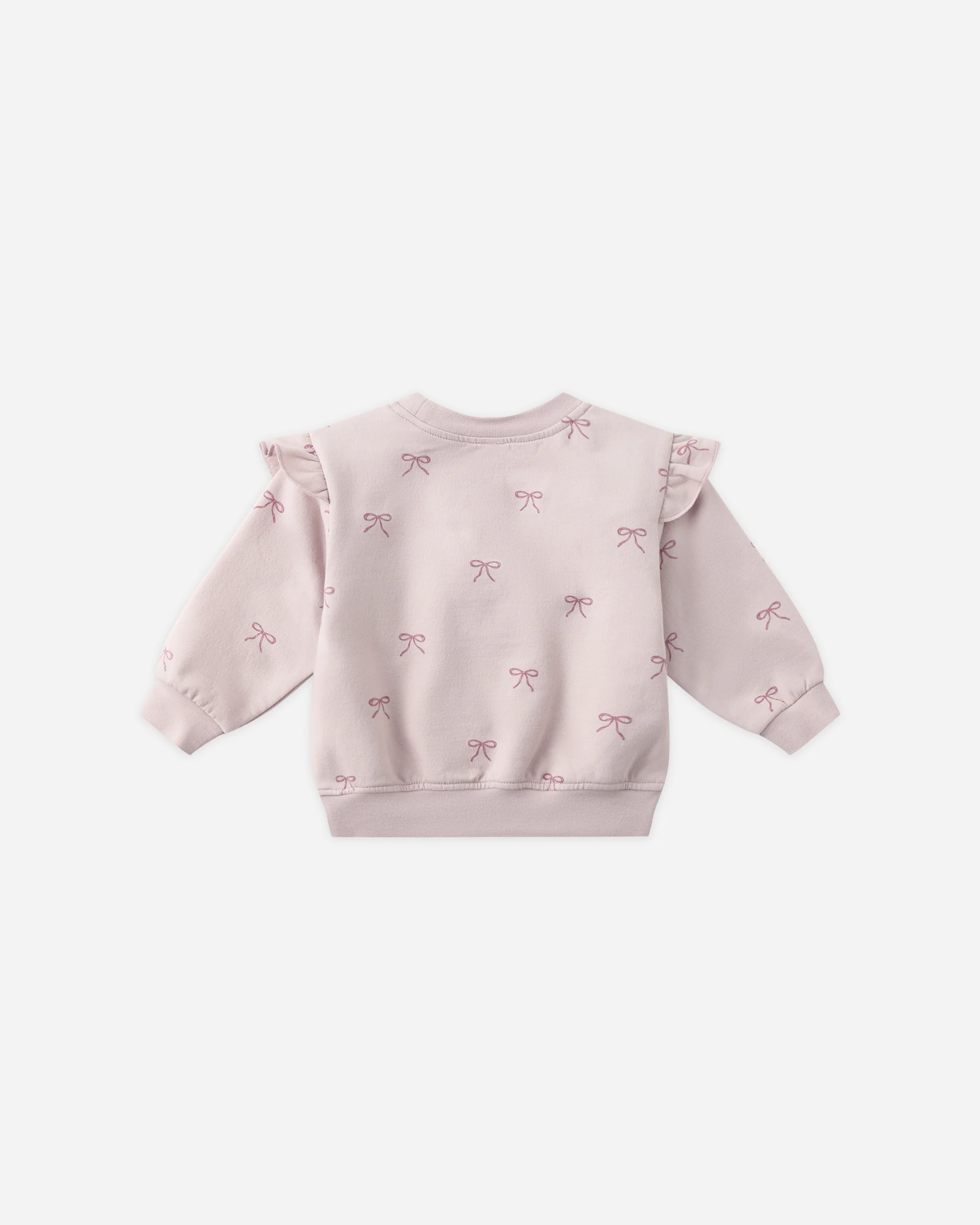 Ruffle Fleece Sweatshirt Bows - Image 2