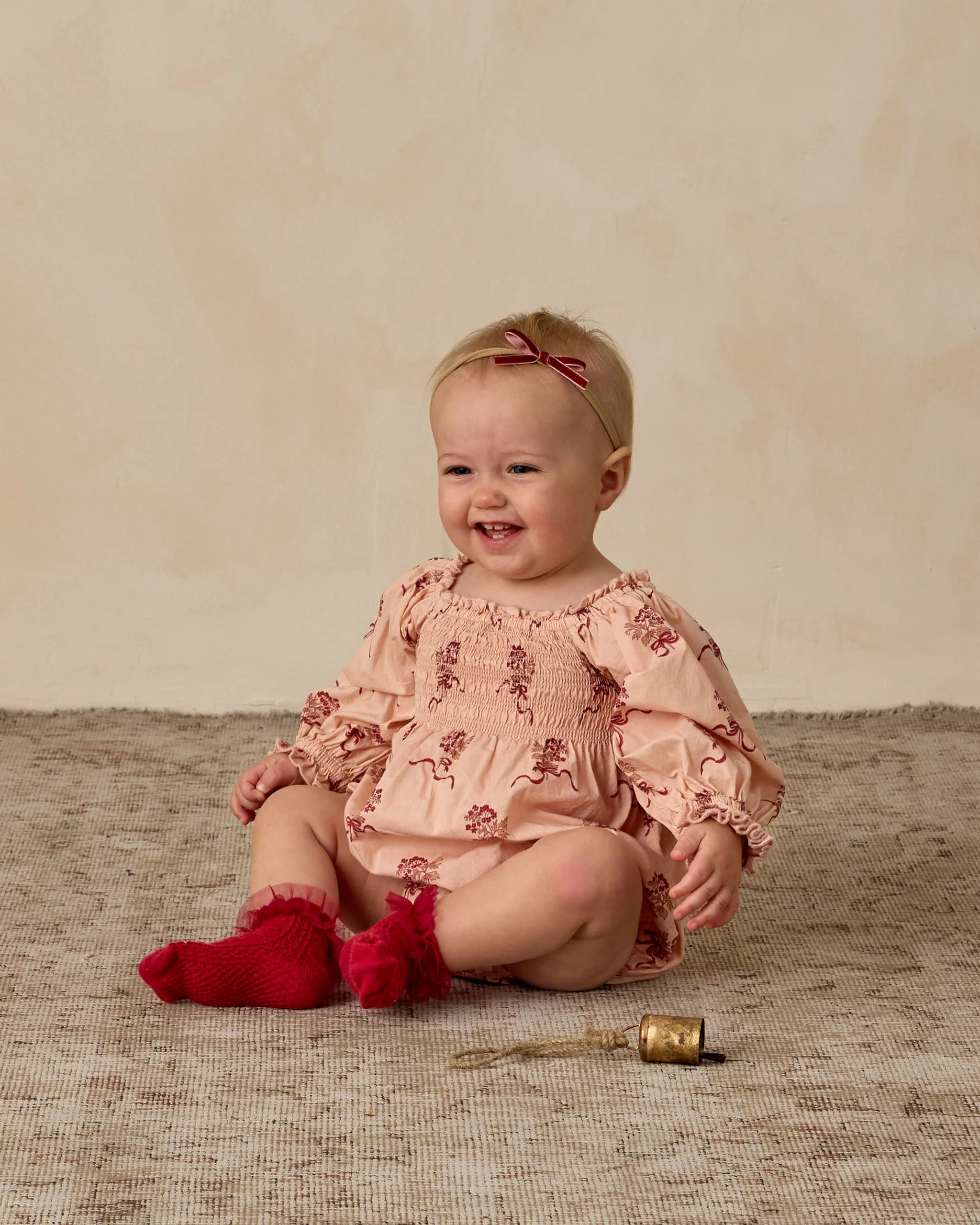 Ruffle Socks Ruby, Silver Shimmer - Image 2