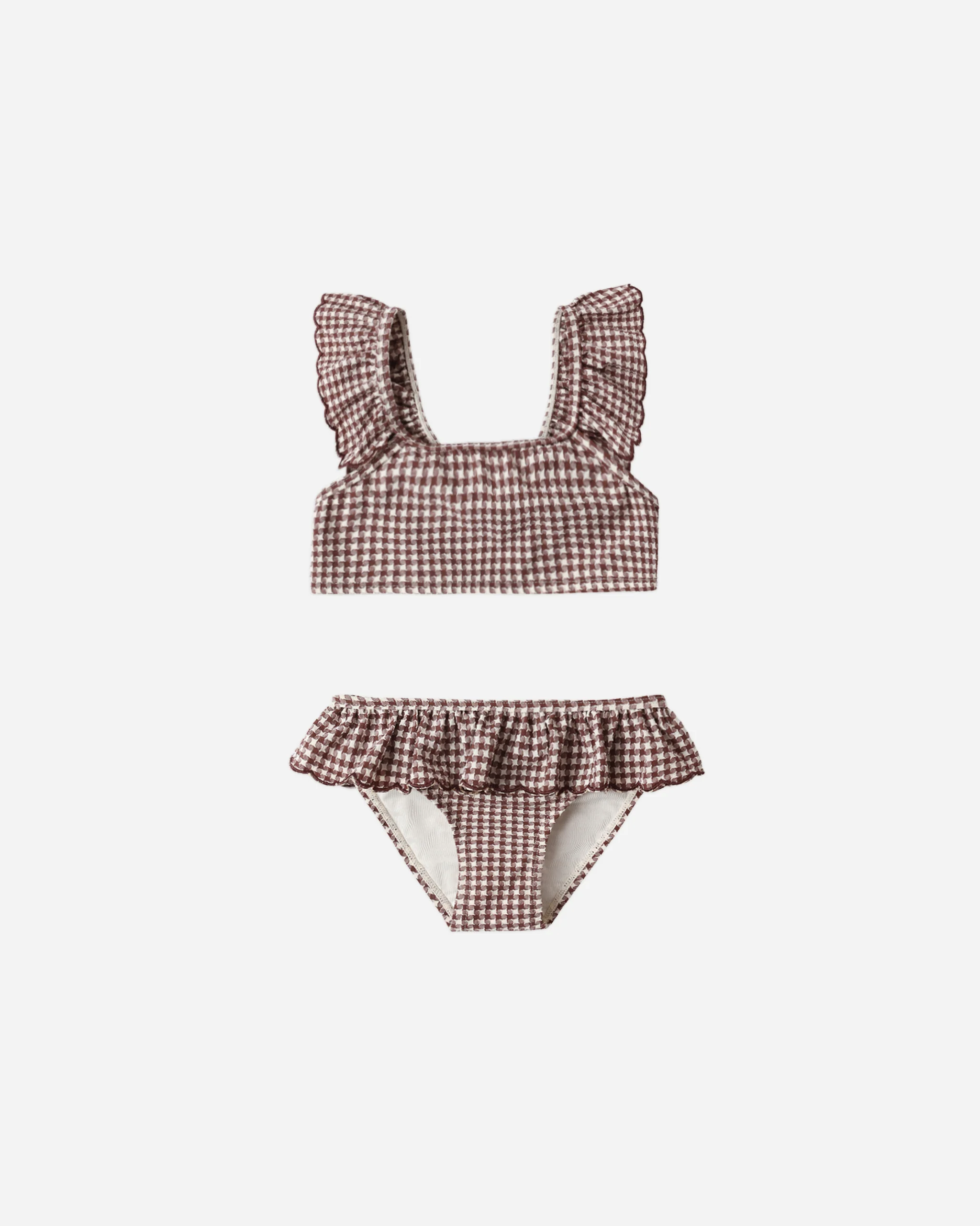 Santorini Bikini Chocolate Houndstooth - Image 4