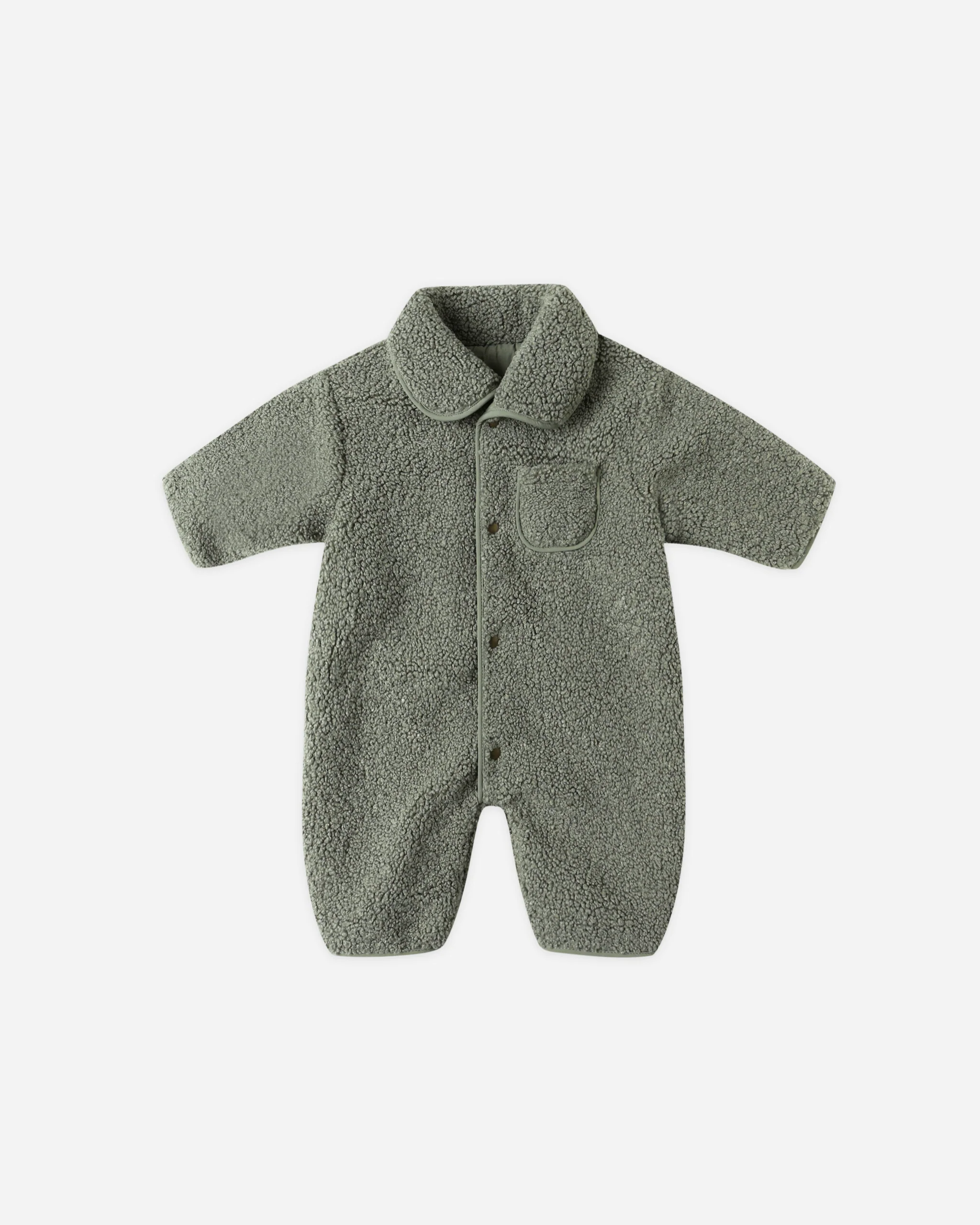 Shearling Jumpsuit Forest