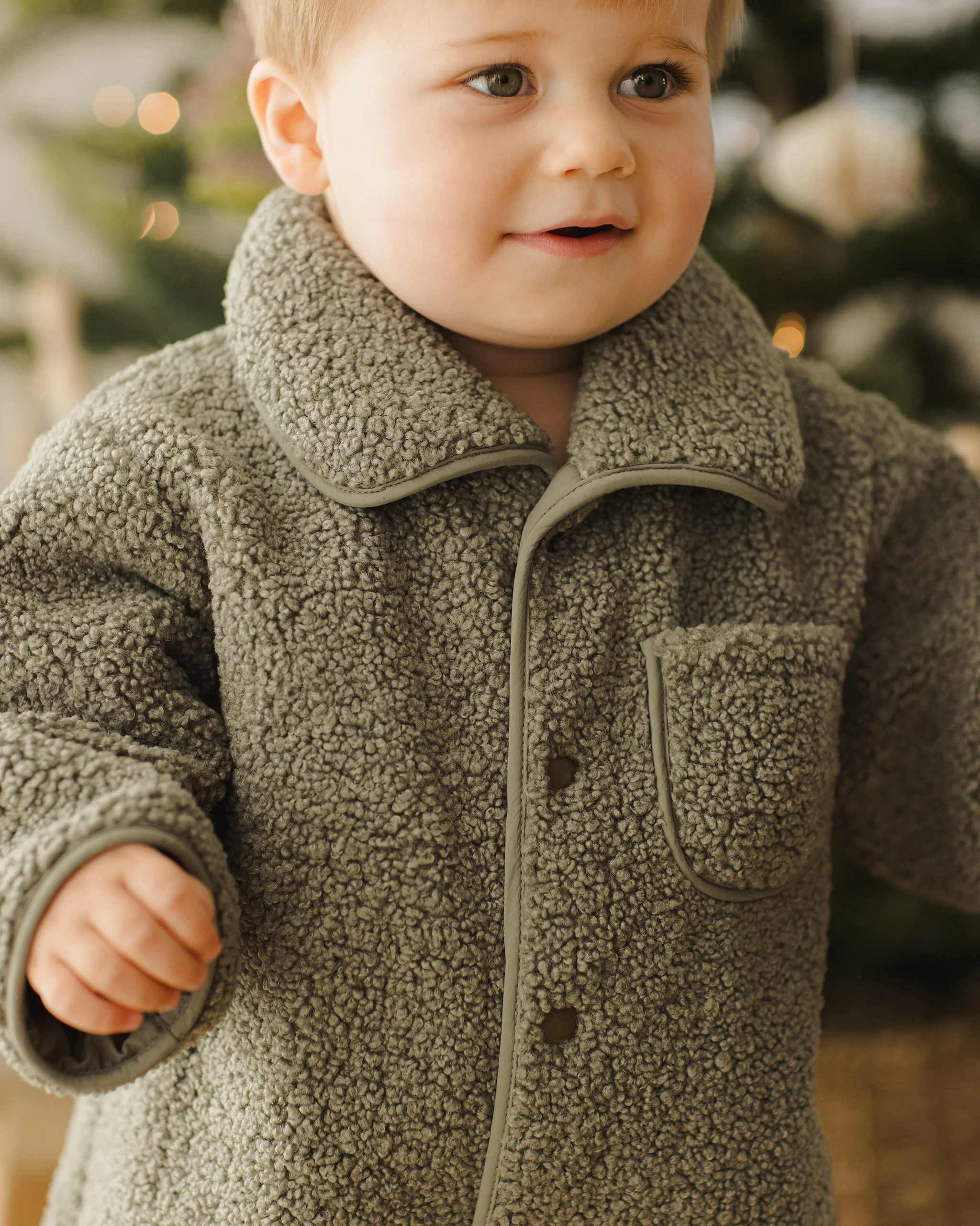 Shearling Jumpsuit Forest - Image 4