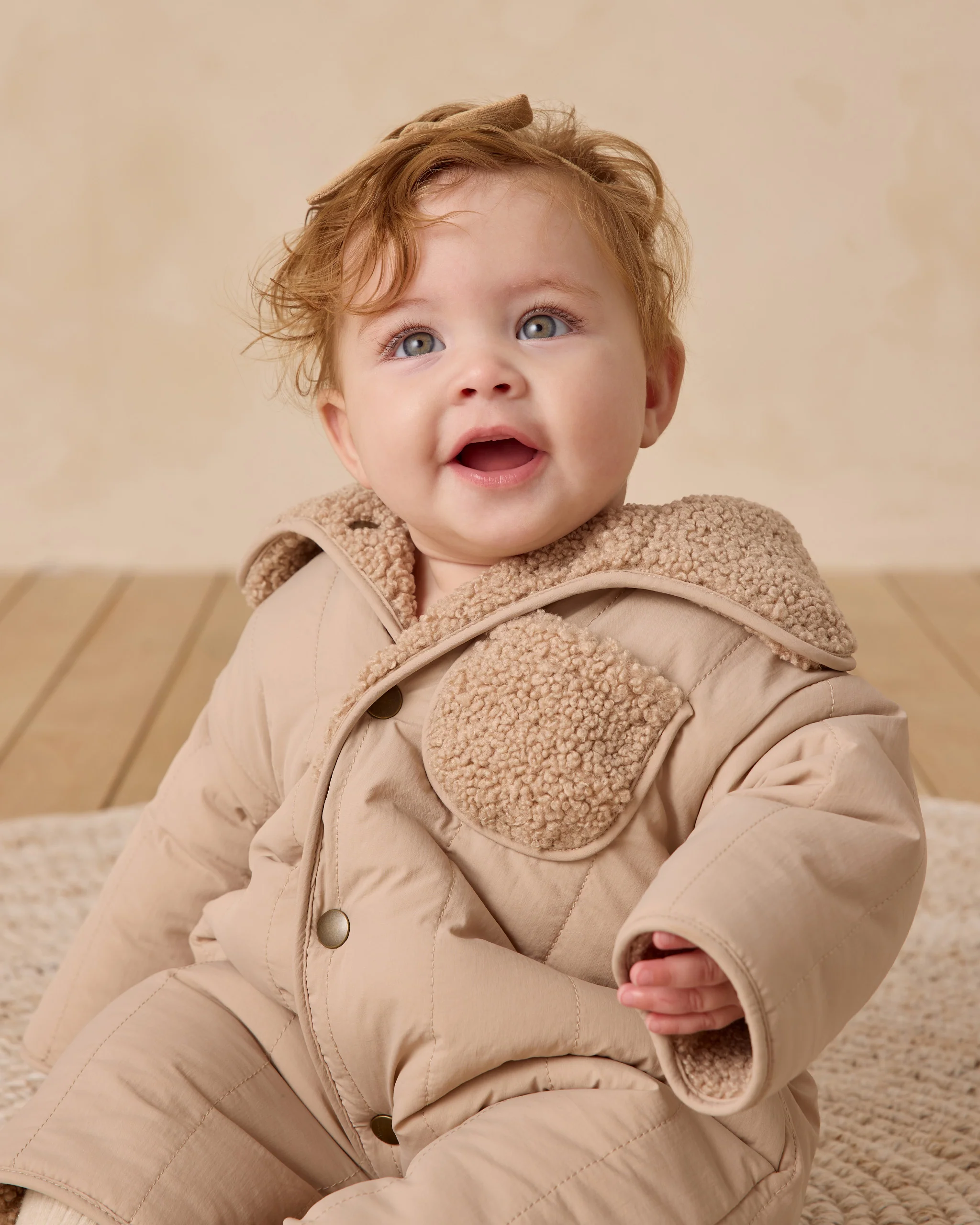 Shearling Jumpsuit Oat - Image 5