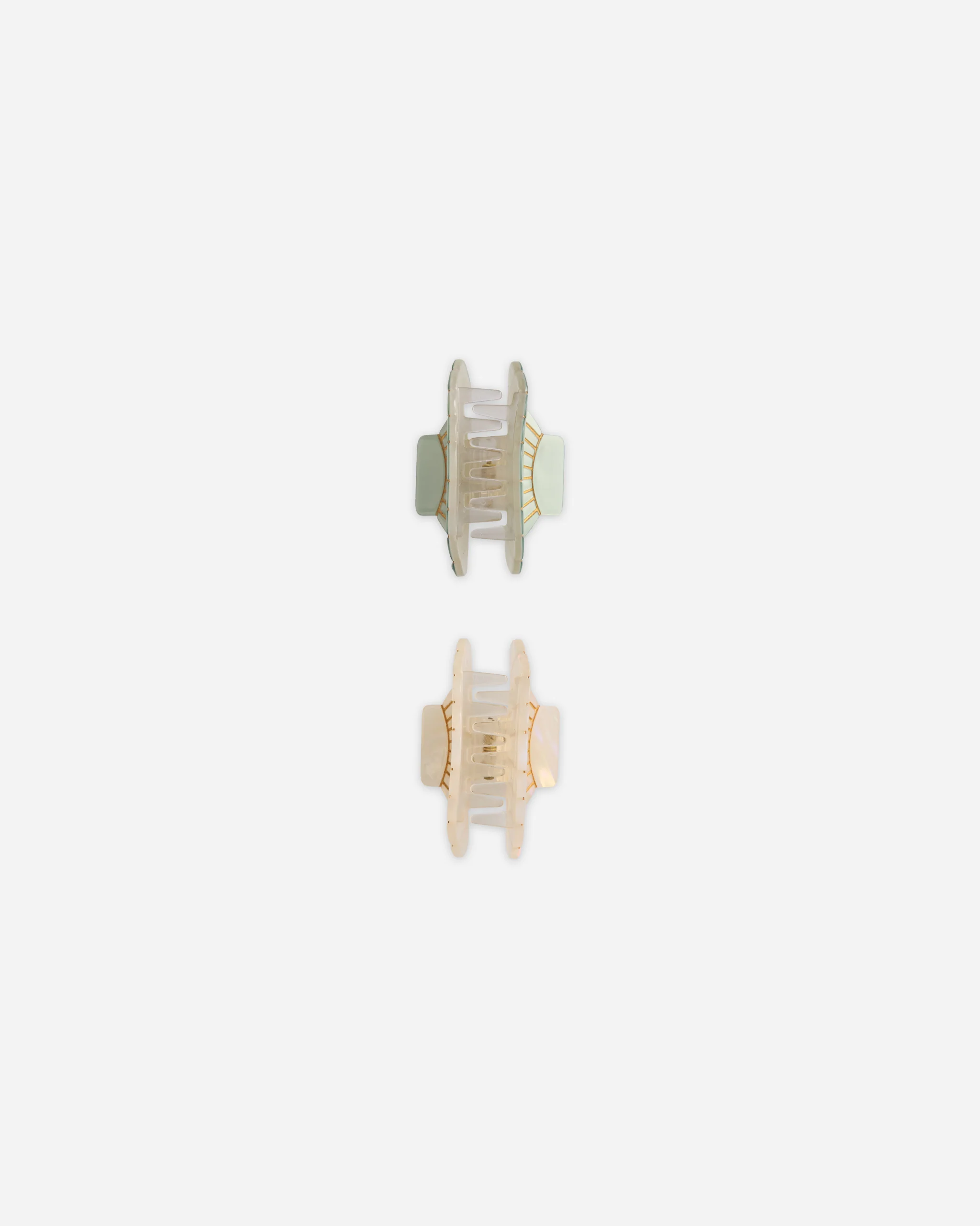 Shell Clip Set Seafoam, Natural - Image 2