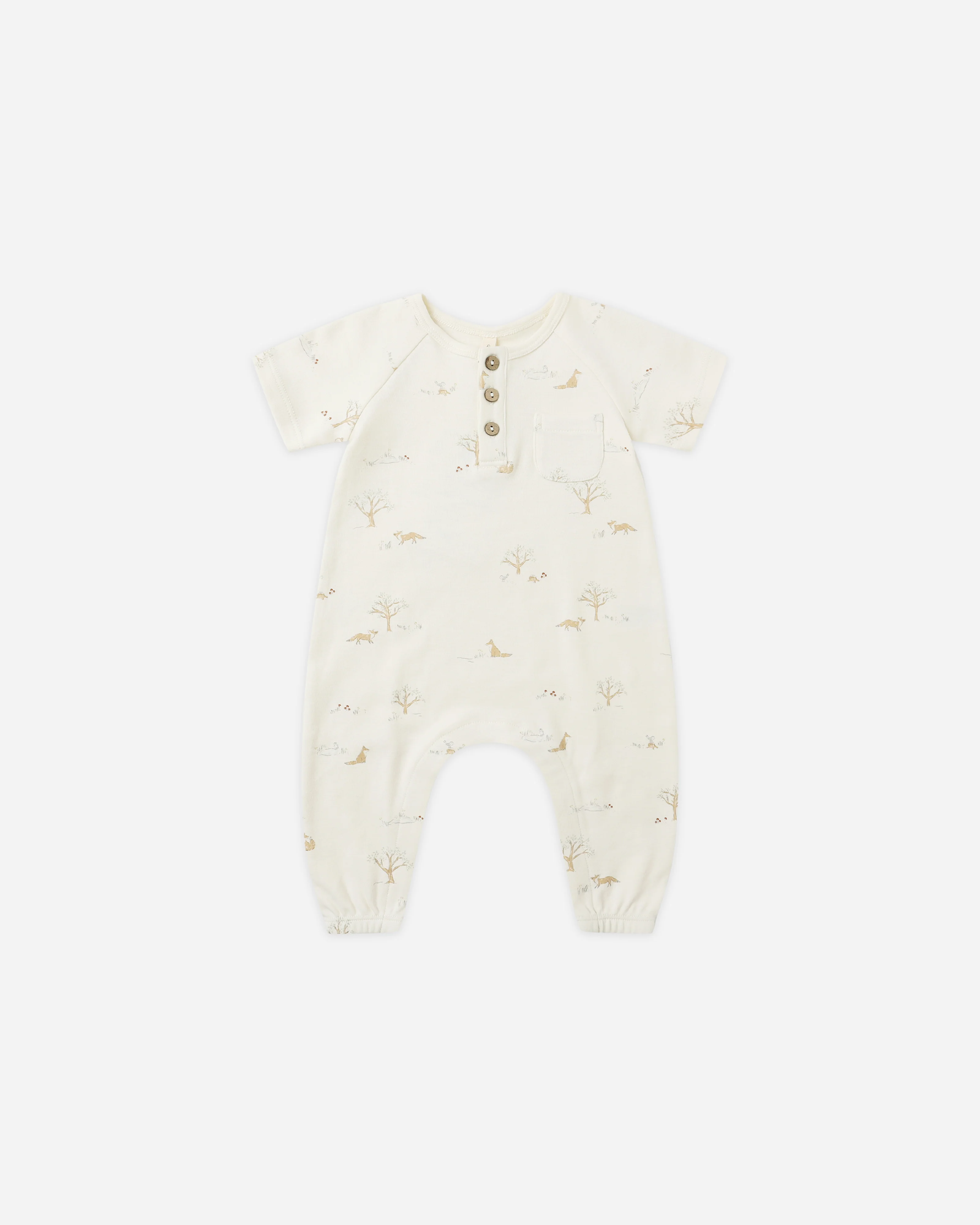 Short Sleeve Jumpsuit Fox Land
