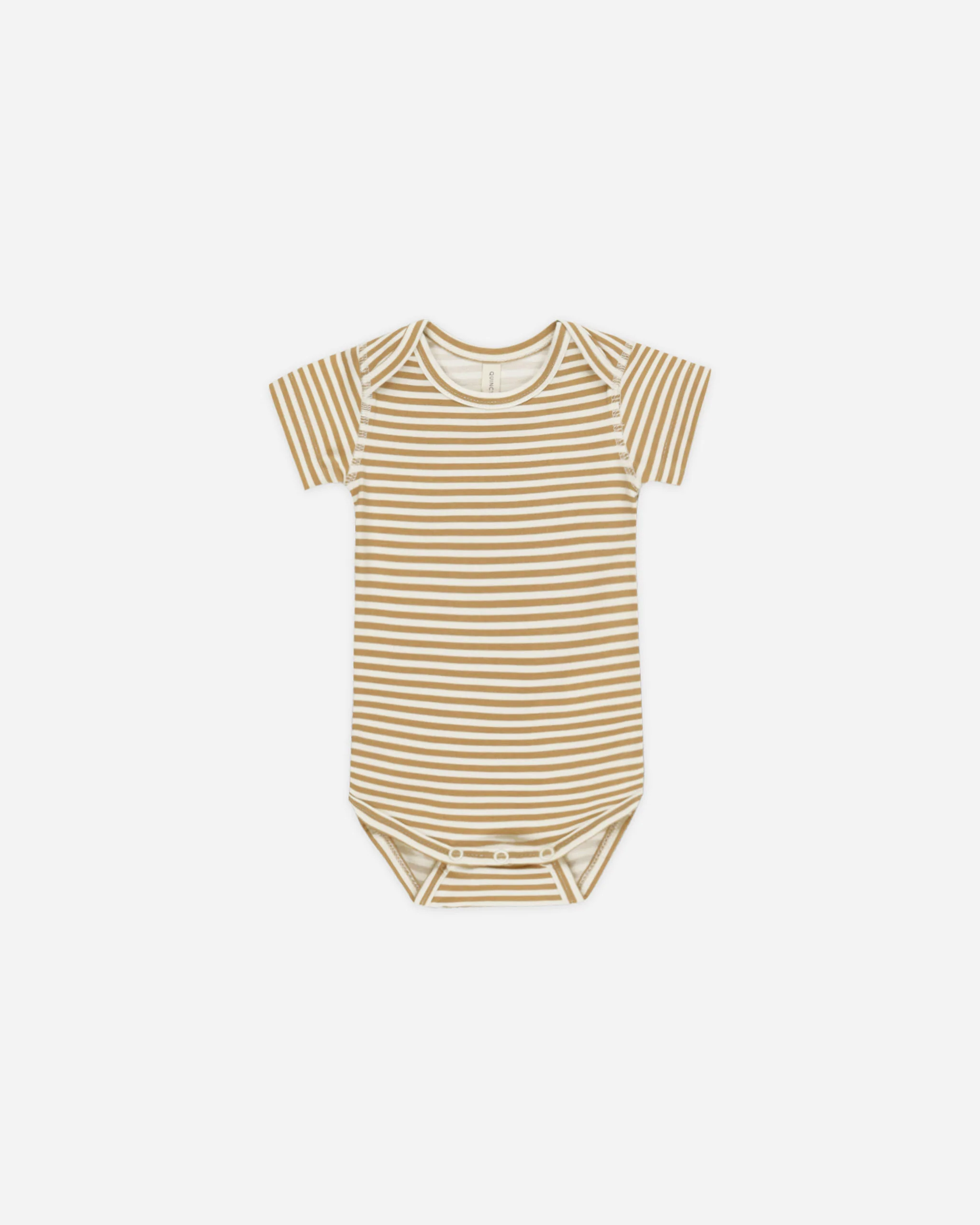 Short Sleeve One-Piece Honey Stripe