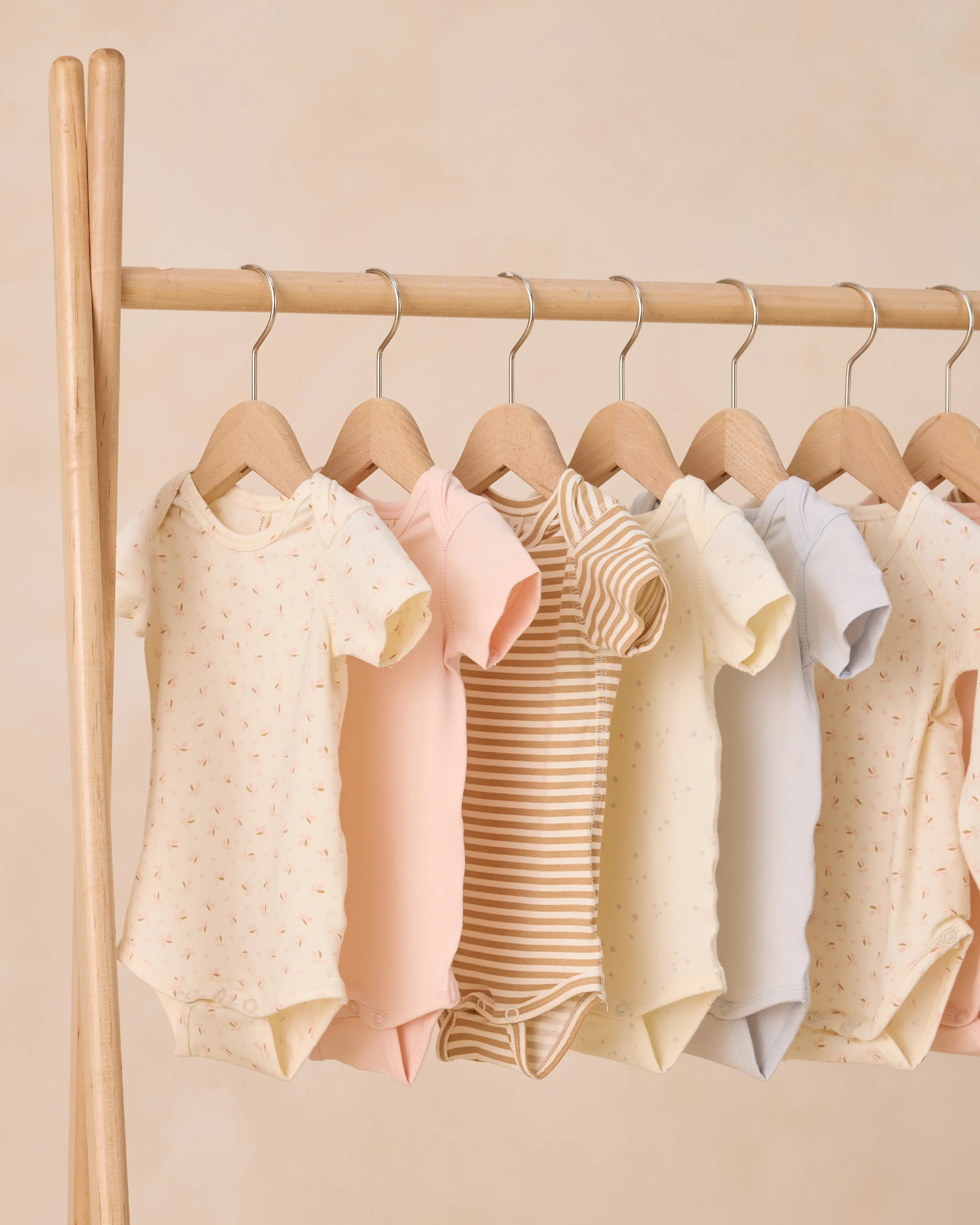 Short Sleeve One-Piece Honey Stripe - Image 2