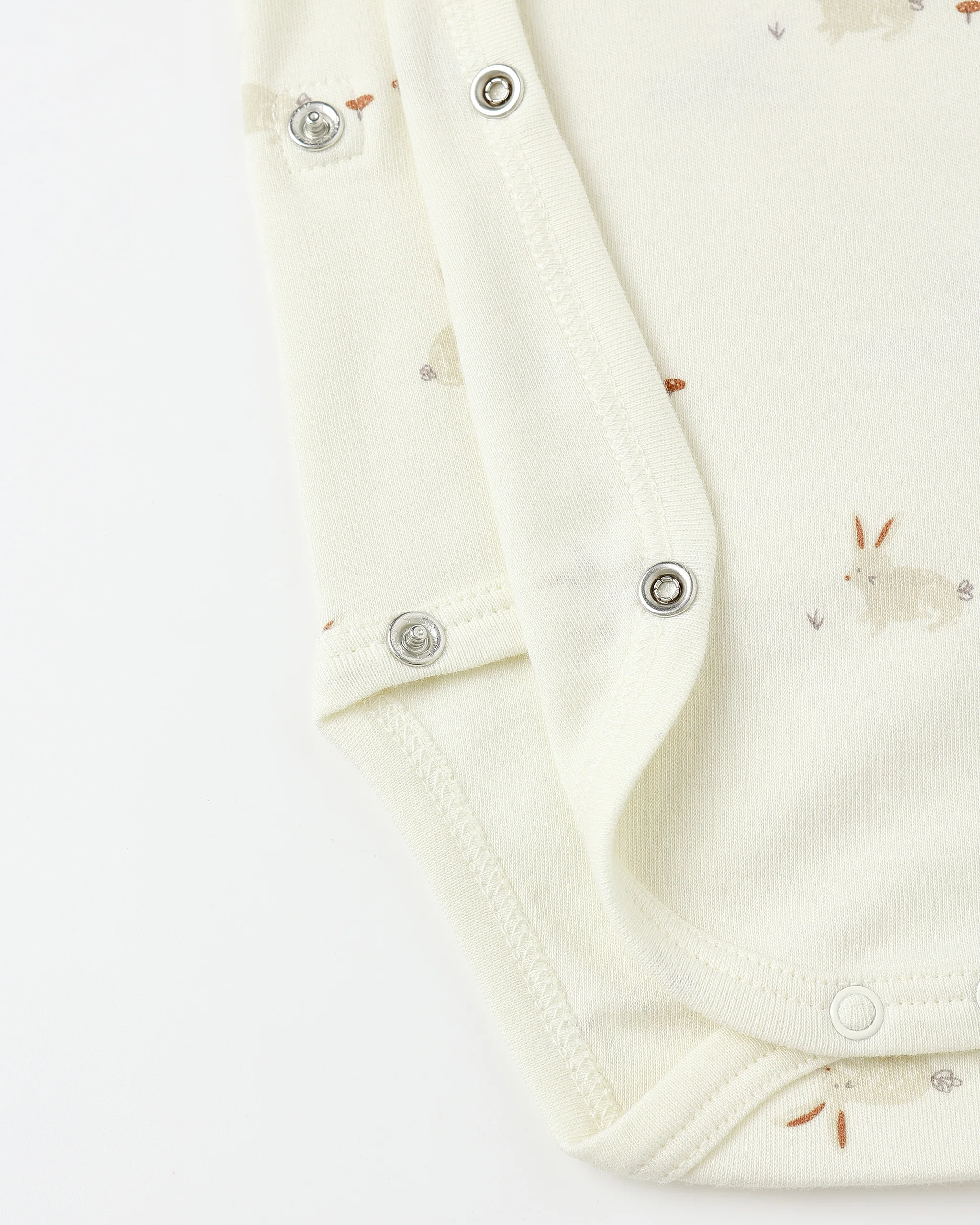Side Snap Bodysuit + Pant Set Bunnies - Image 3