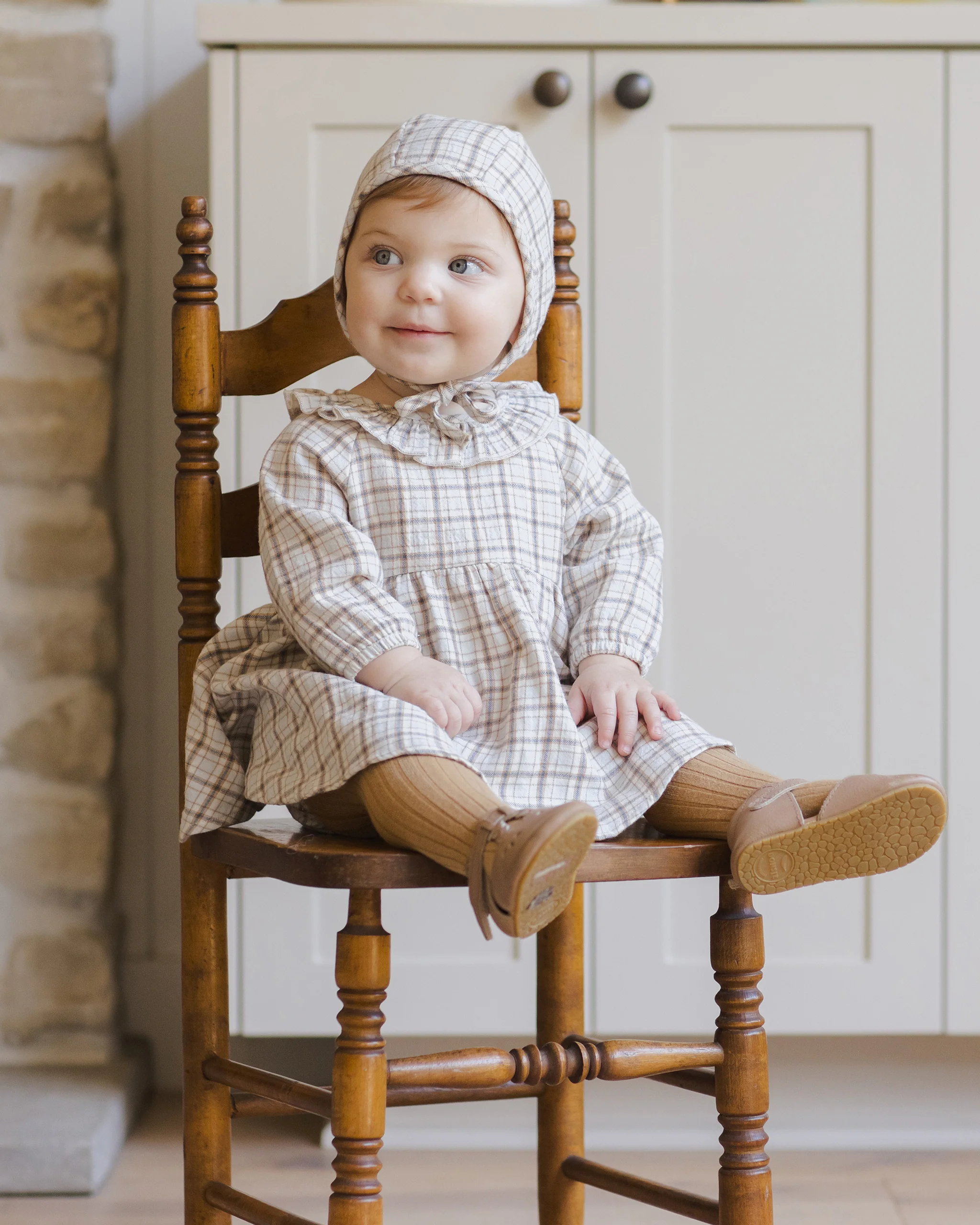 Simone Dress Blue Plaid - Image 5