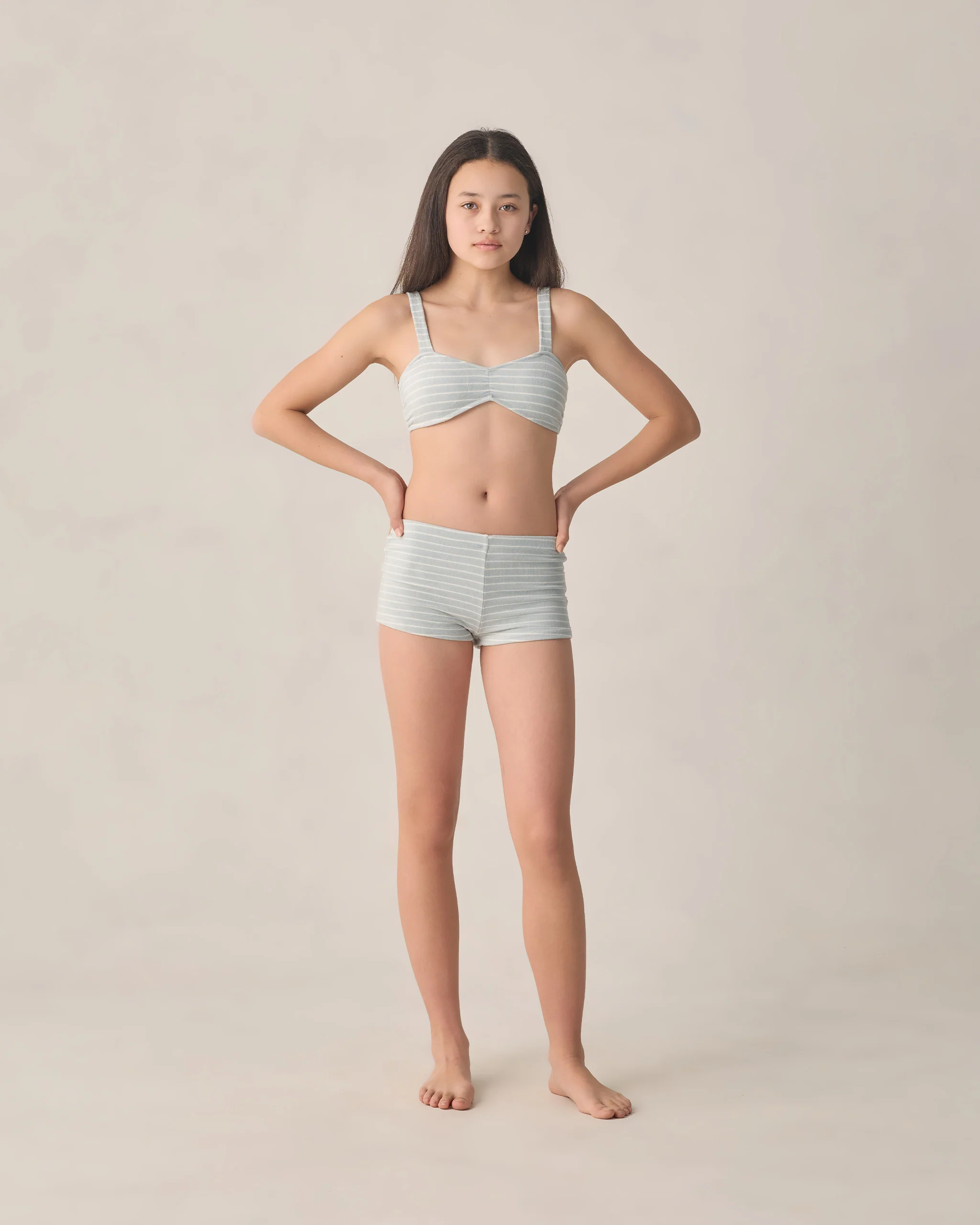 Teen Alaya Bikini Set Seafoam Stripe - Image 5