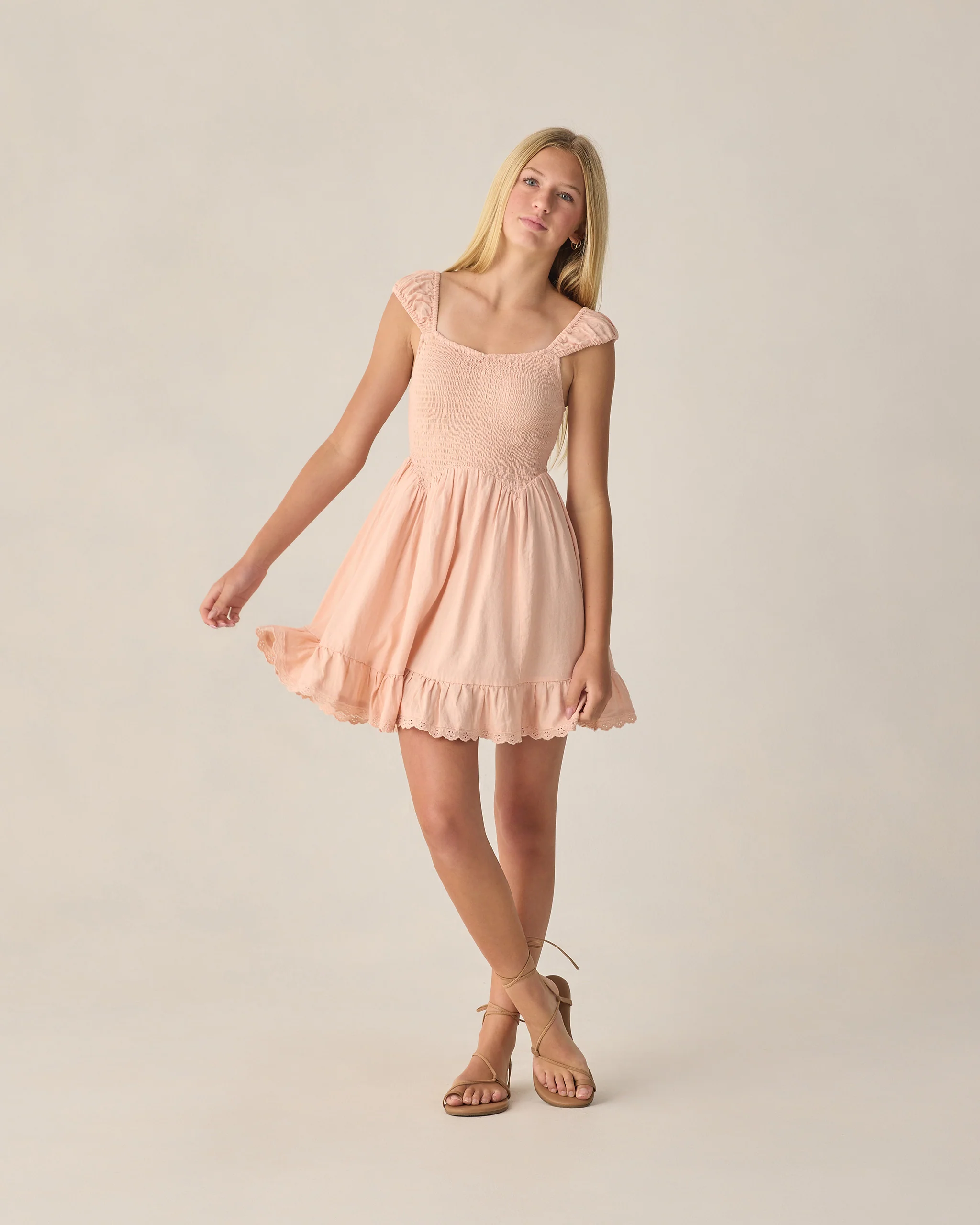 Teen Kalina Dress Blush - Image 4