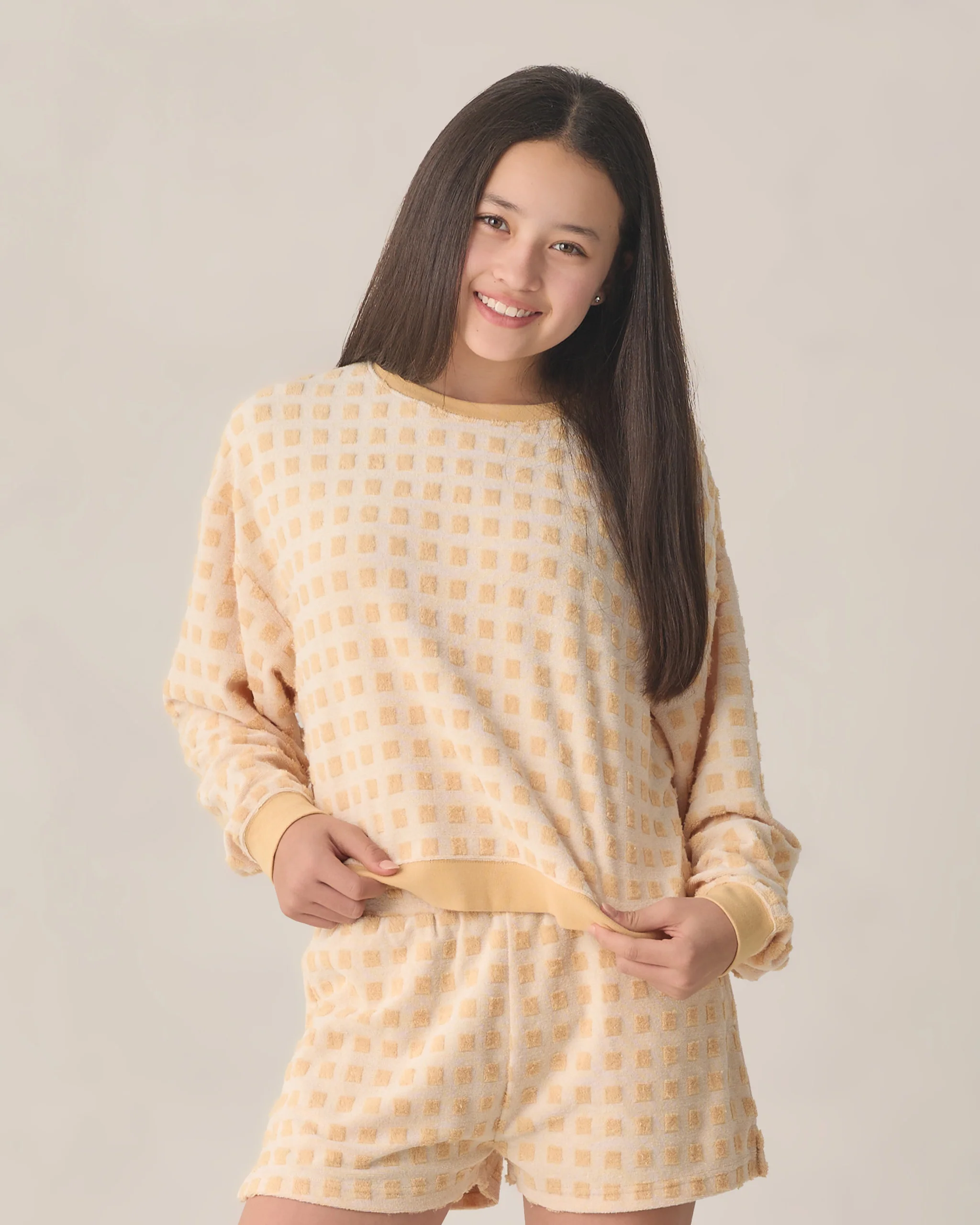 Teen Karli Set Butterscotch Grid - Image 3
