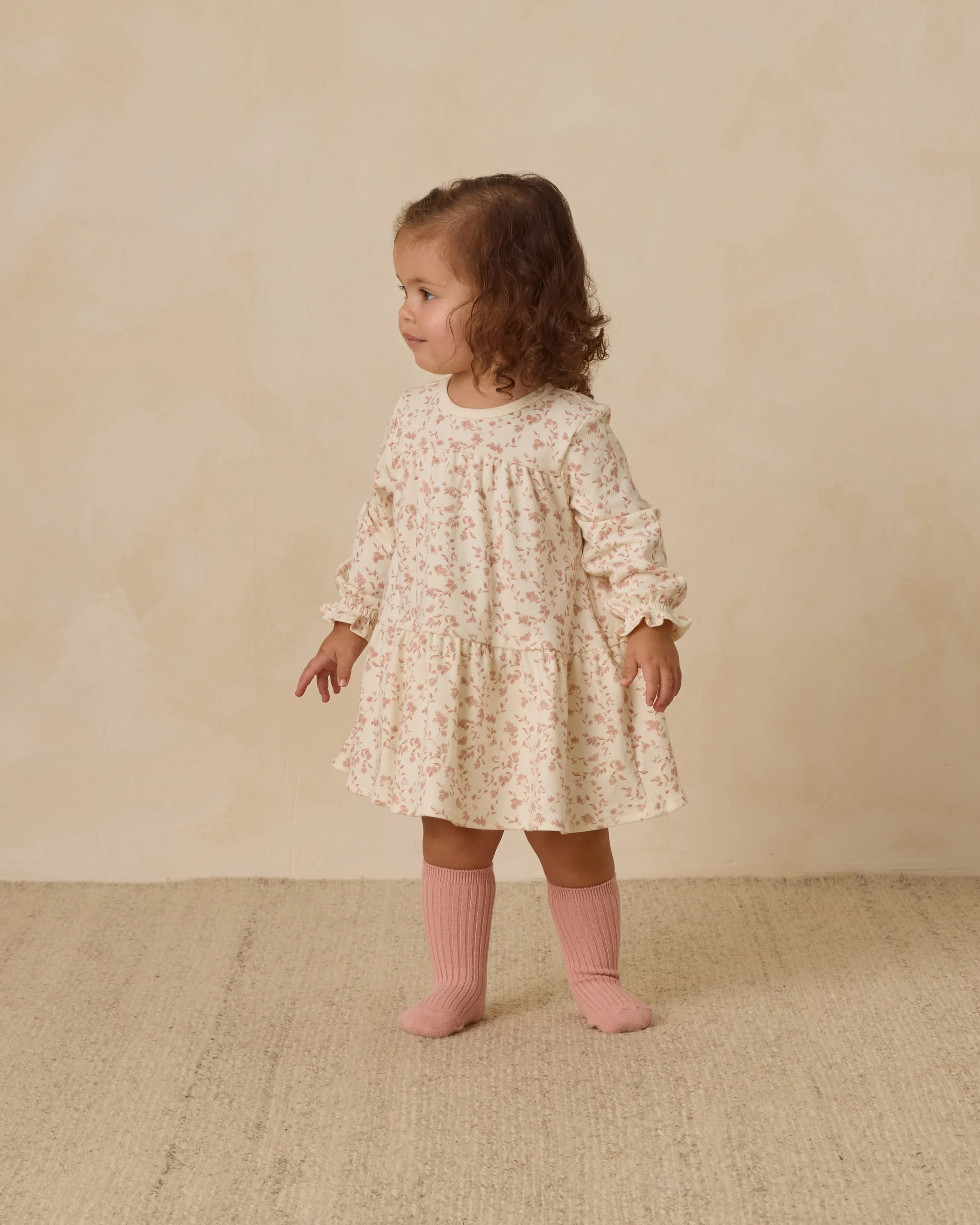 Tiered Jersey Dress French Garden - Image 4