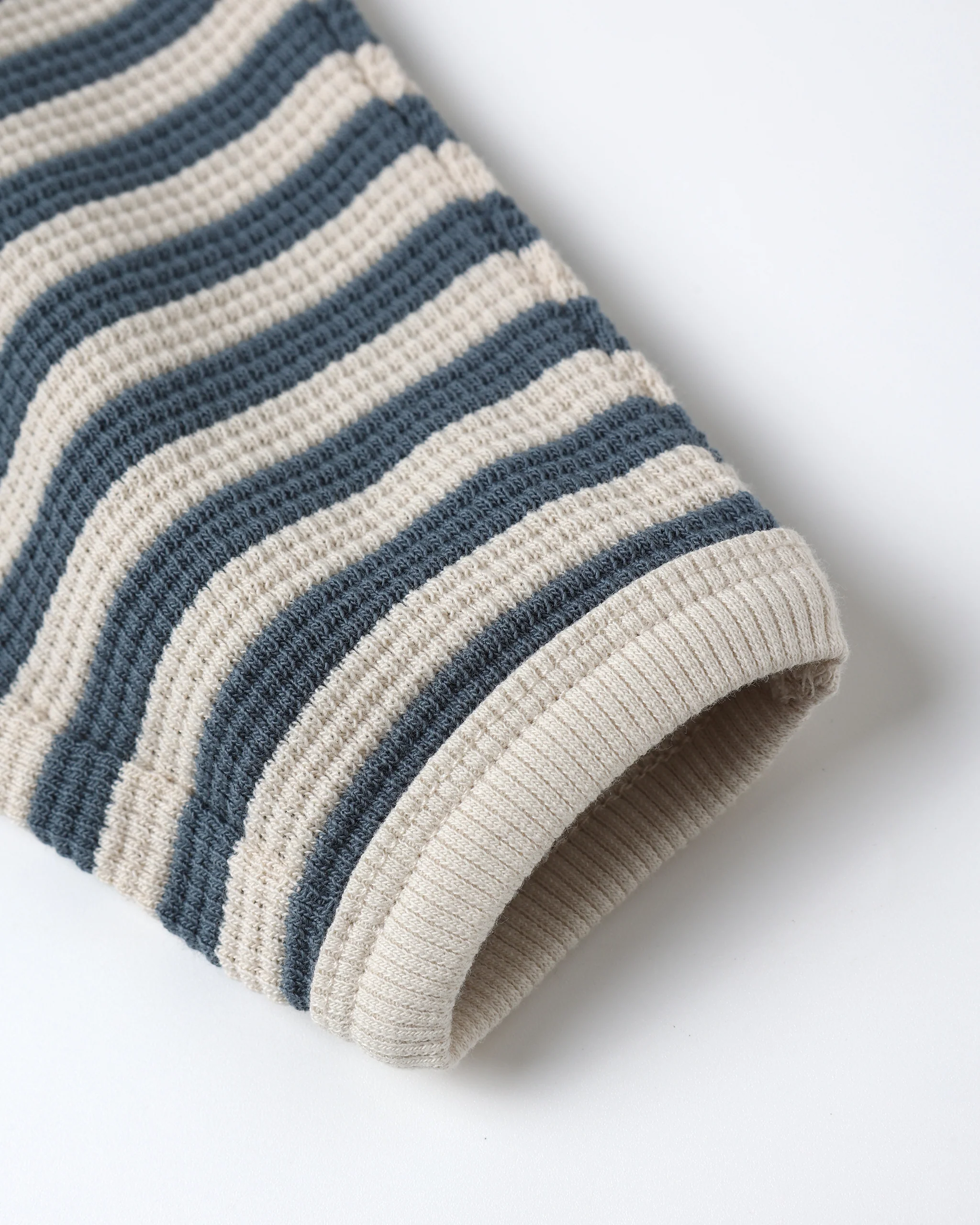 Waffle Slouch Set Ocean Stripe - Image 8