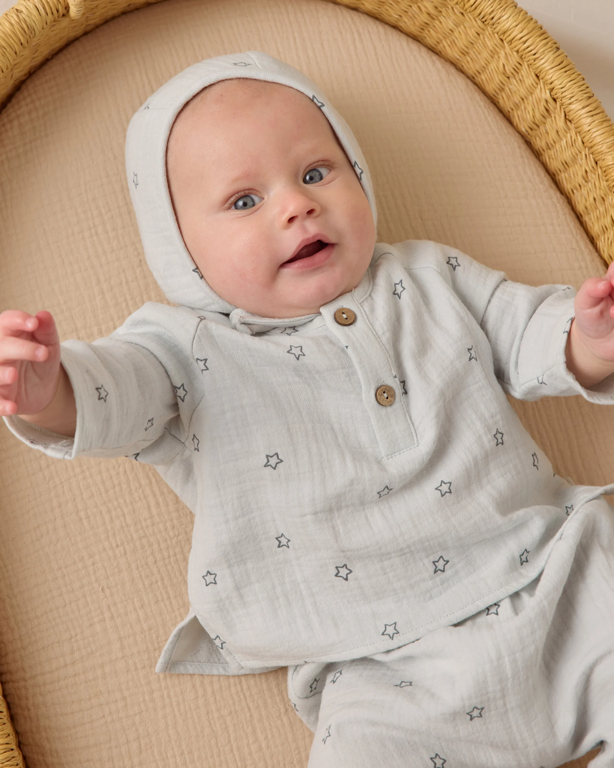 Woven Baby Bonnet Twinkle - Image 3