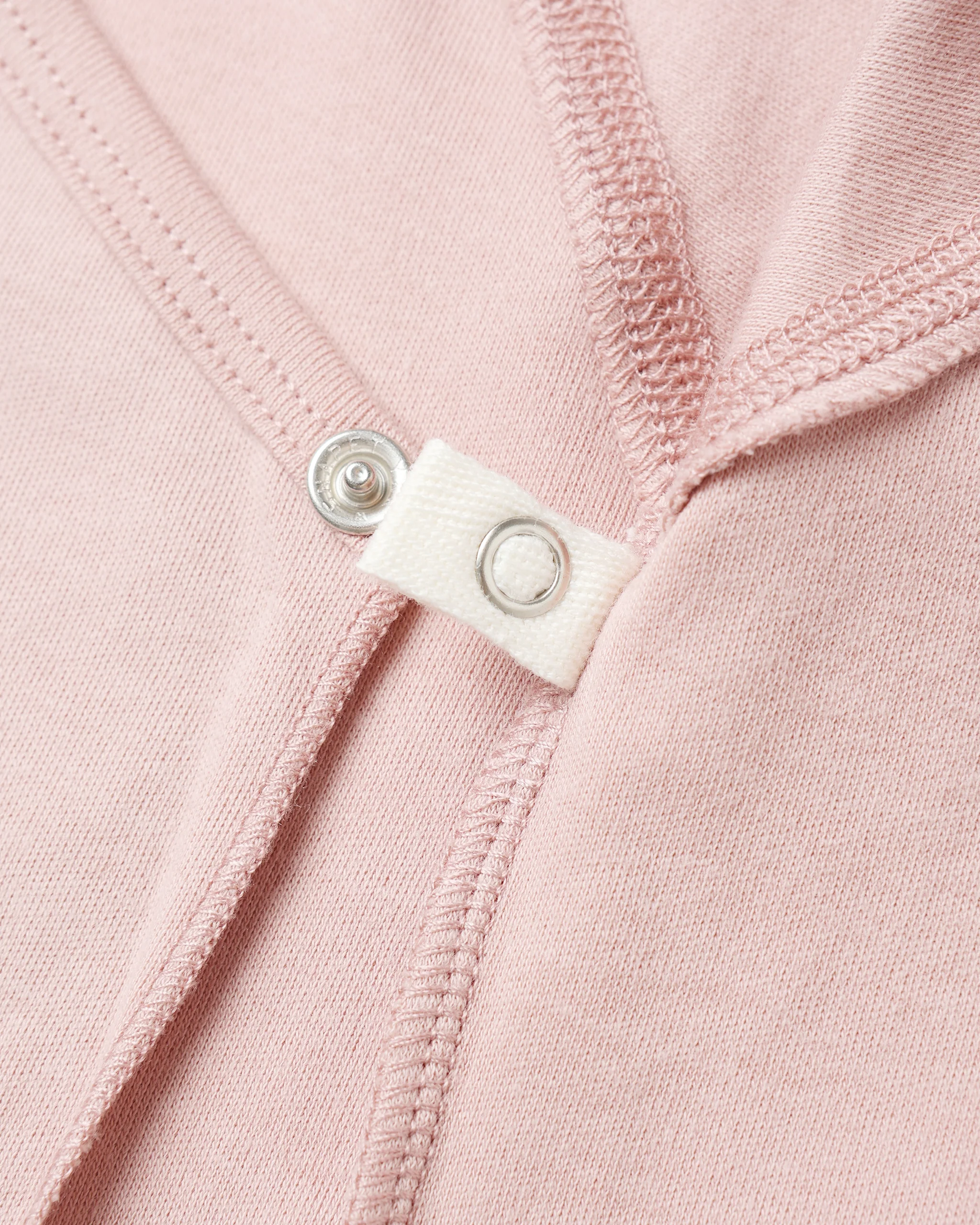 Wrap Top + Footed Pant Set Rose - Image 3