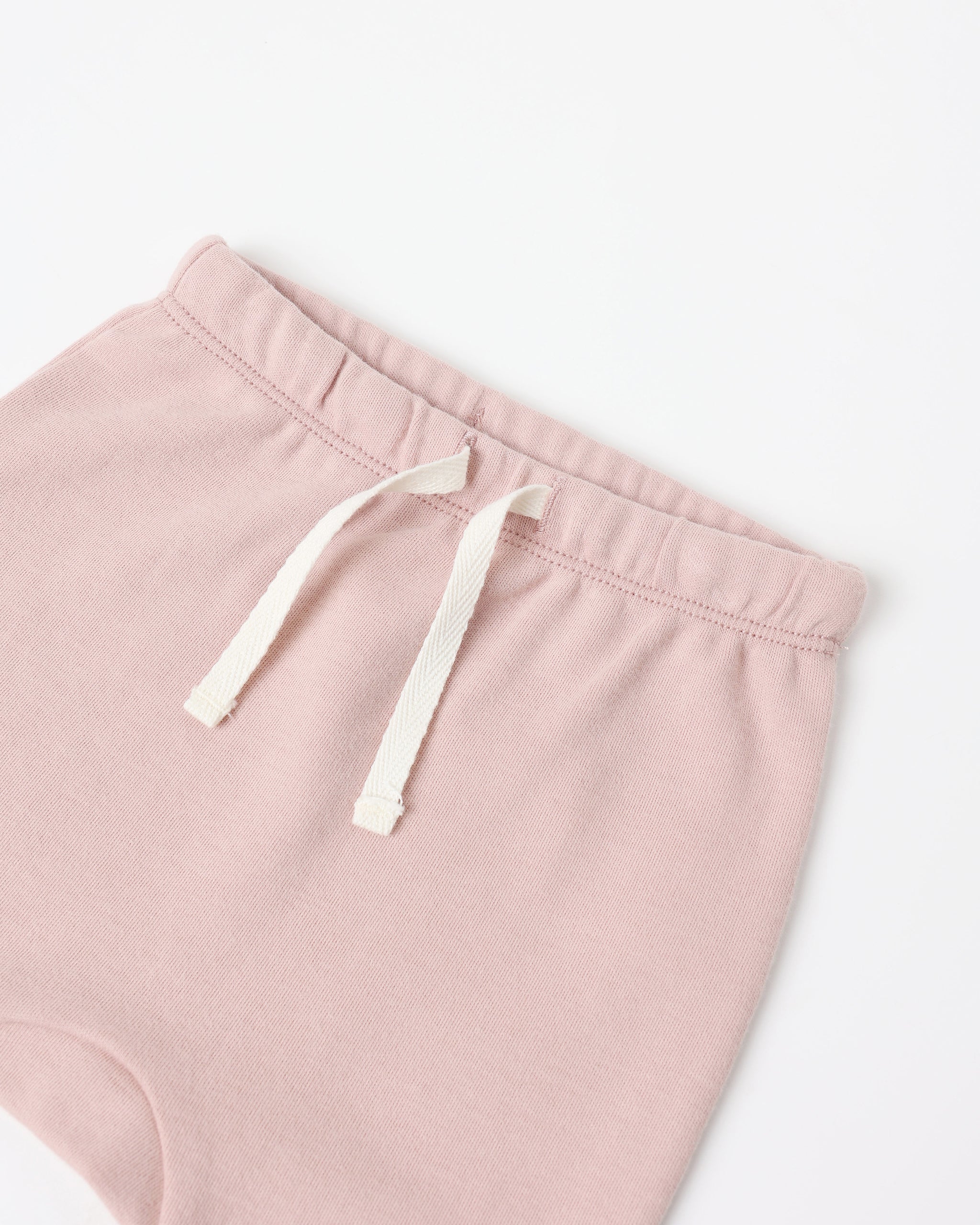 Wrap Top + Footed Pant Set Rose - Image 5