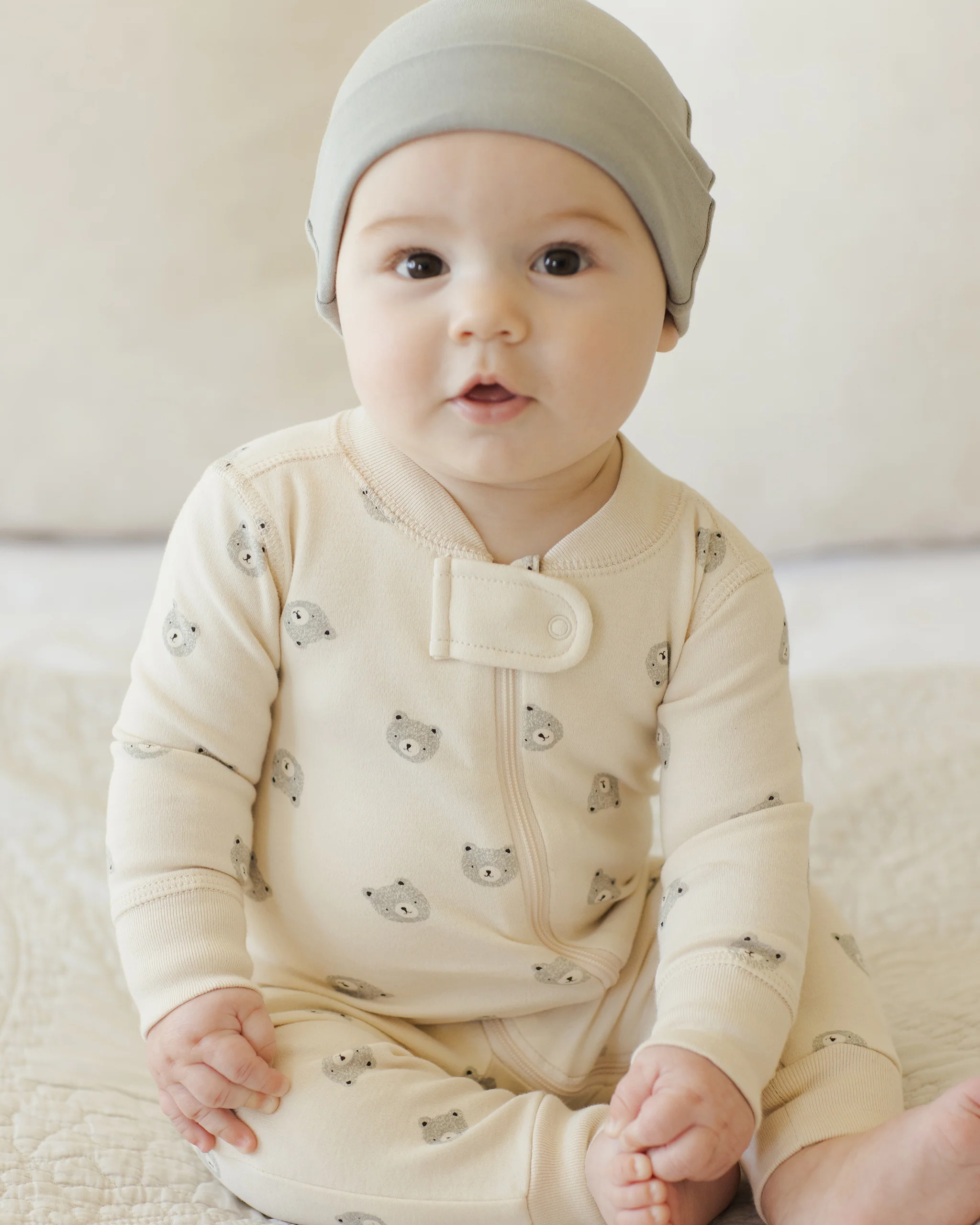 Zip Long Sleeve Sleeper Bears - Image 3