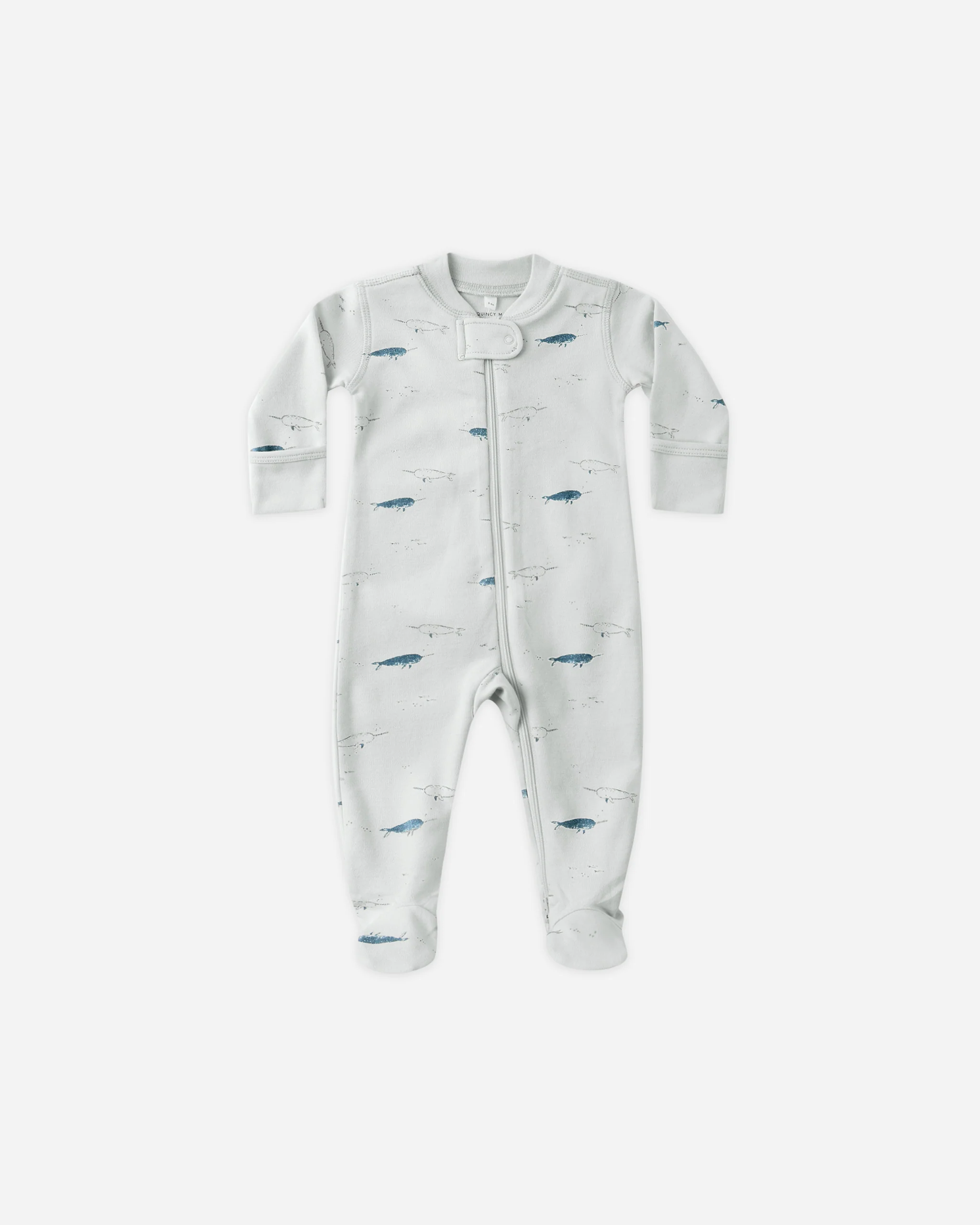 Zip Long Sleeve Sleeper Footie Narwhals