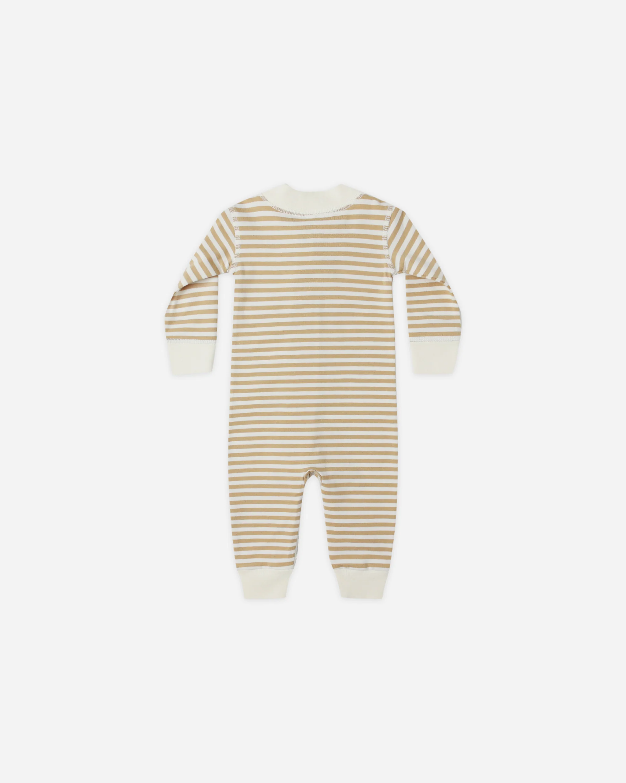 Zip Long Sleeve Sleeper Gold Stripe - Image 2