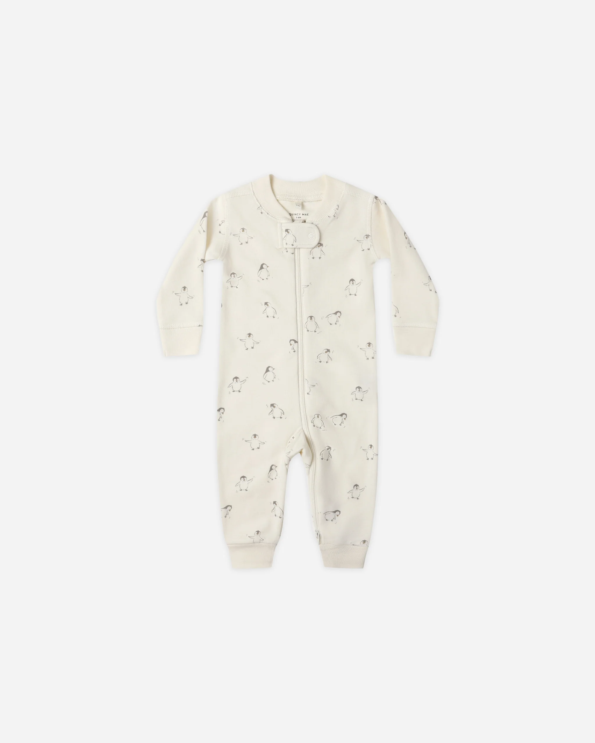Zip Long Sleeve Sleeper Penguins