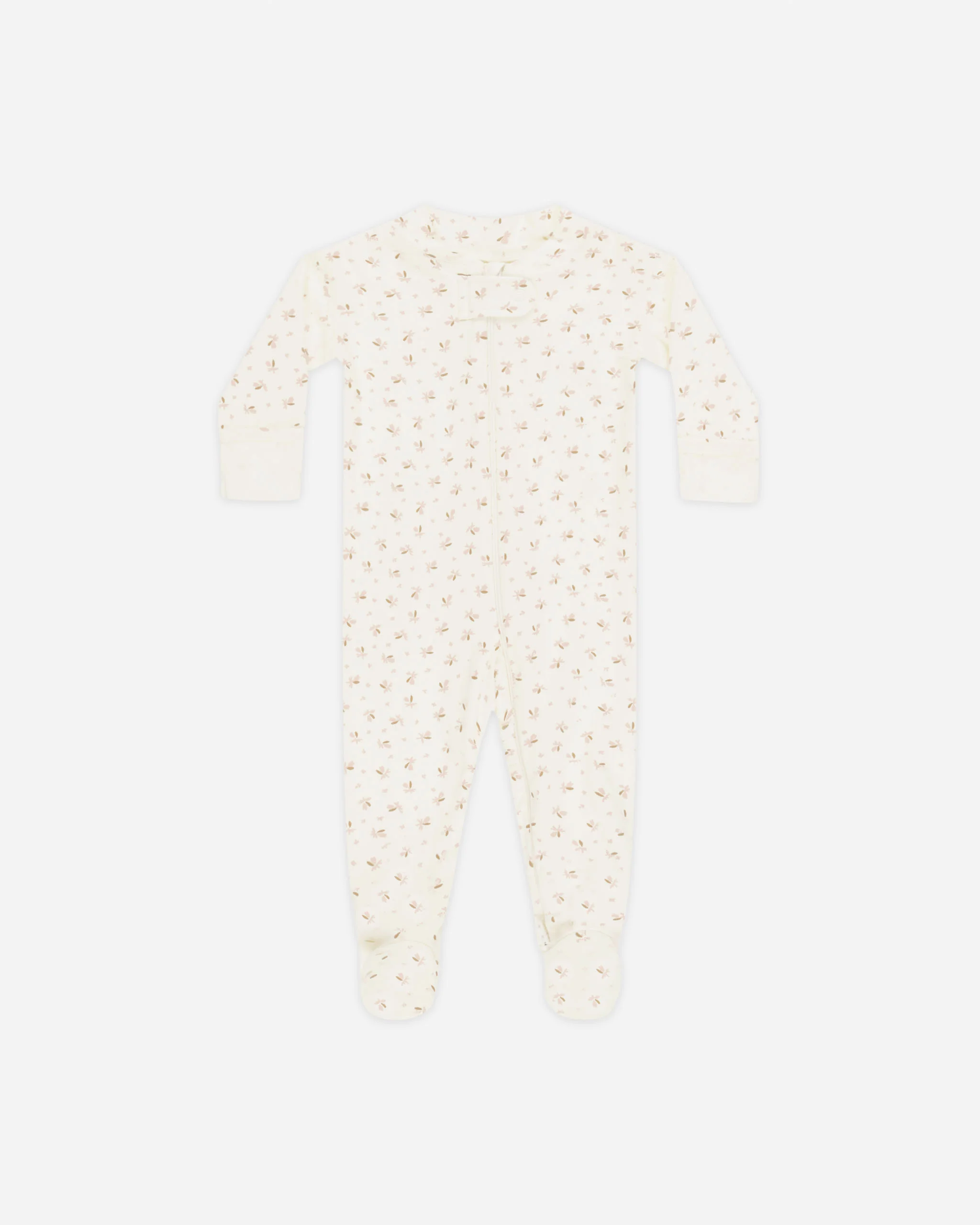 Zip Longsleeve Sleeper Footie Fleur